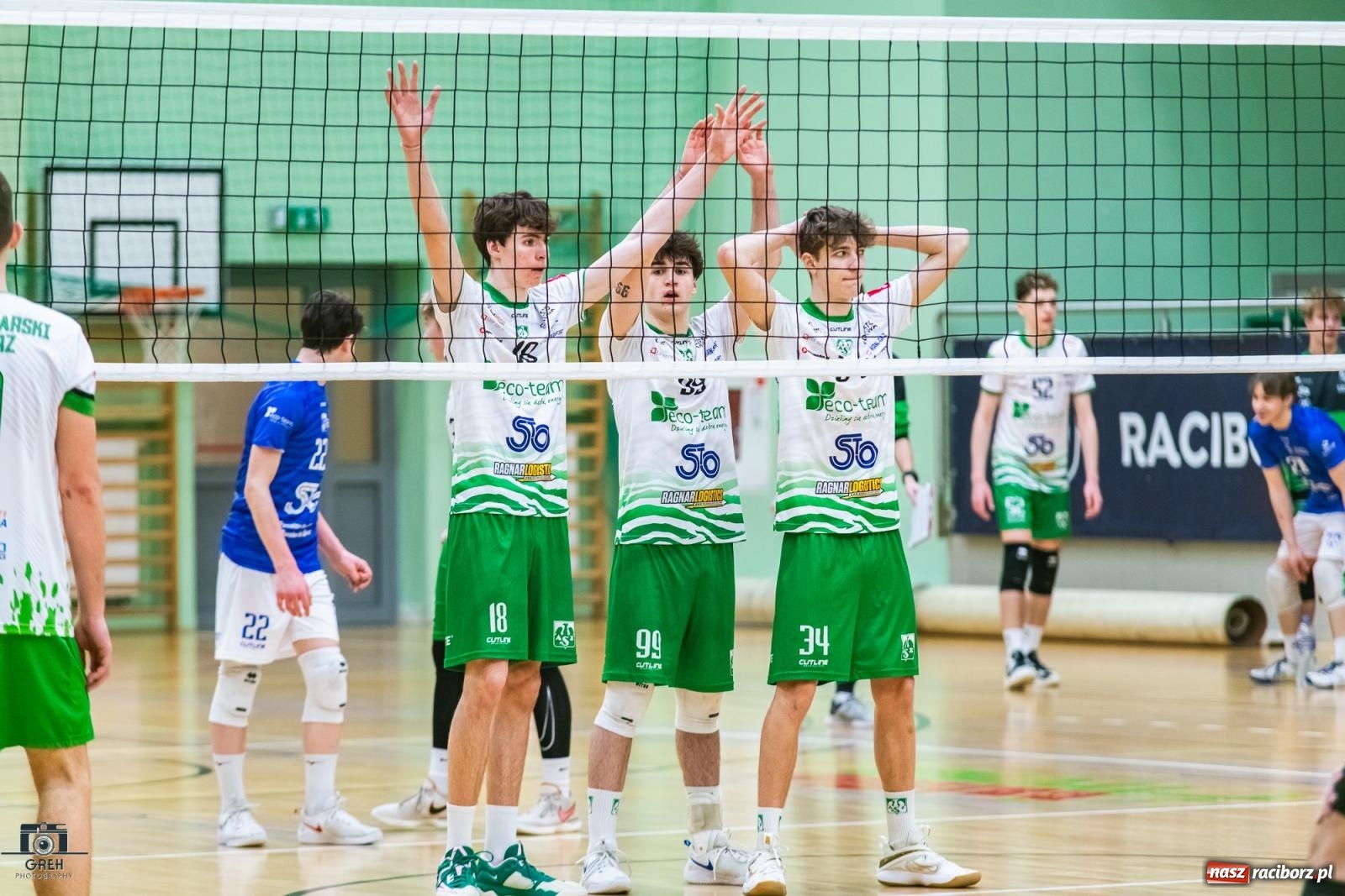 Zdjęcie w galerii na portalu naszraciborz.pl: Godzinka gry i do domu. Gładka wygrana siatkarzy z Raciborza [FOTO i WIDEO] wiadomości z regionu
