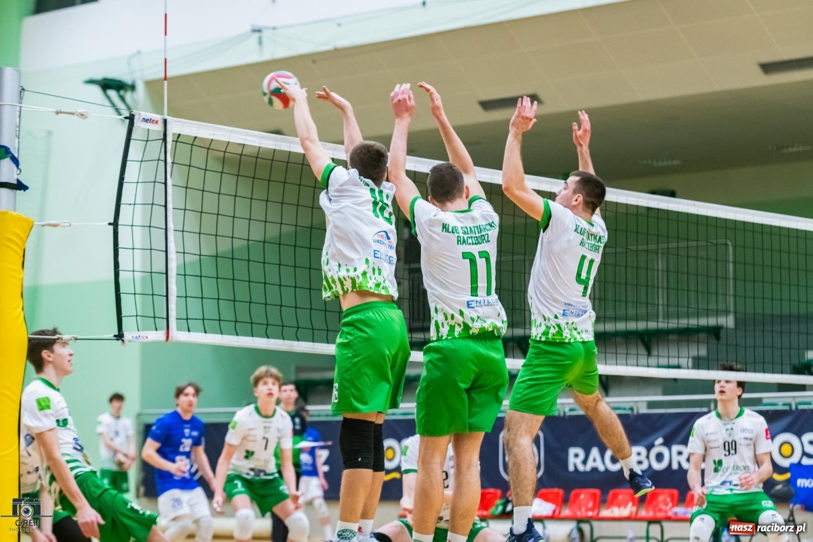 Zdjęcie w galerii na portalu naszraciborz.pl: Godzinka gry i do domu. Gładka wygrana siatkarzy z Raciborza [FOTO i WIDEO] wiadomości z regionu
