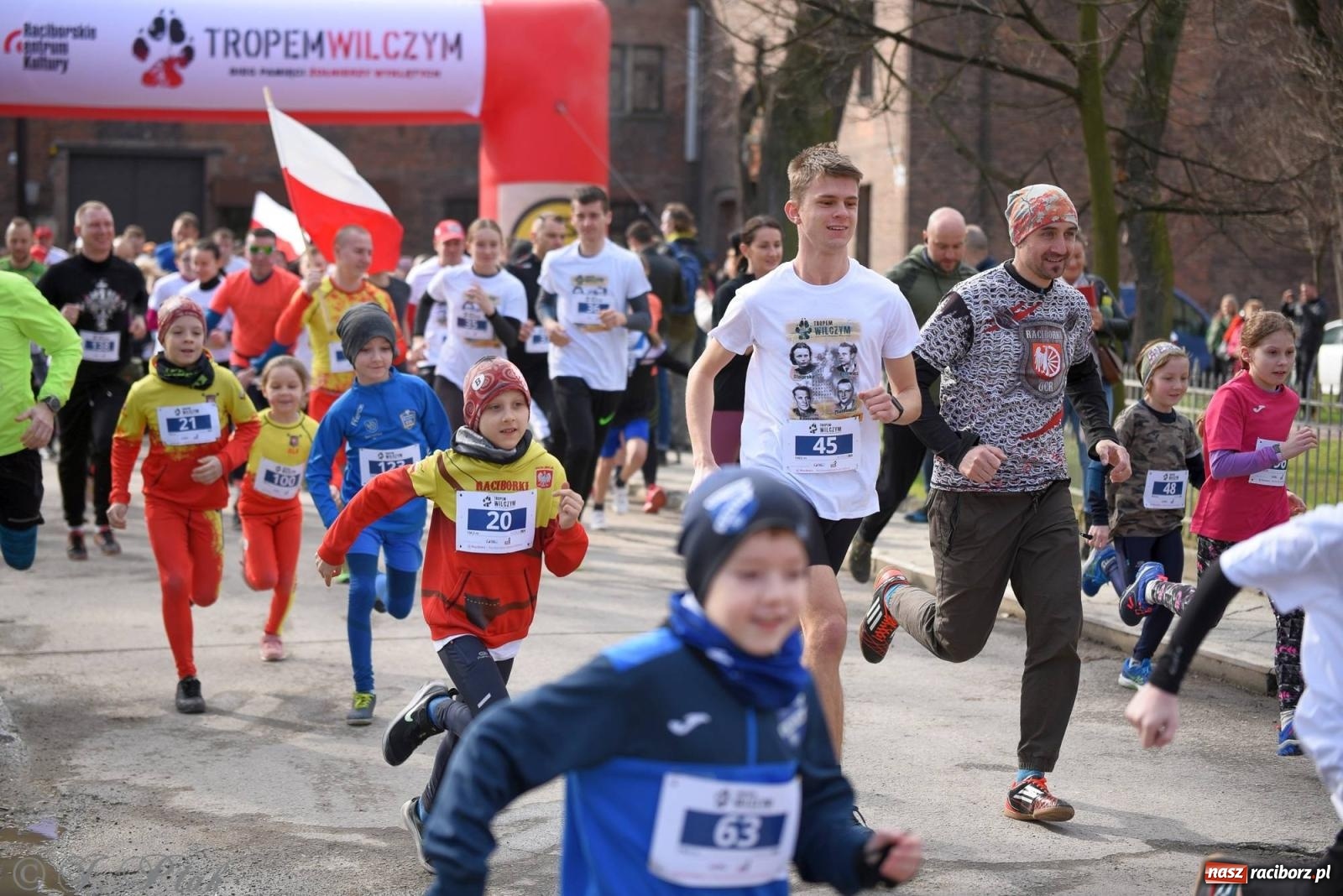 Zdjęcie w galerii na portalu naszraciborz.pl: Tropem Wilczym - Bieg Pamięci Żołnierzy Wyklętych wiadomości z regionu