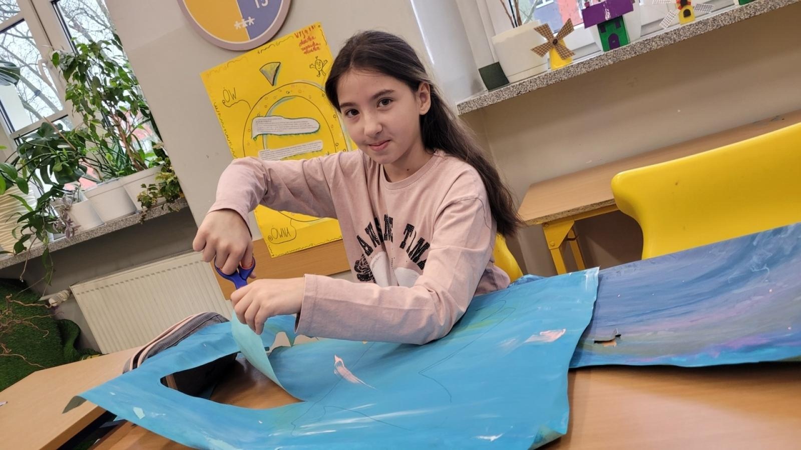 Zdjęcie w galerii na portalu naszraciborz.pl: Dzieci tworzą wielkanocne dekoracje dla Raciborza wiadomości z regionu