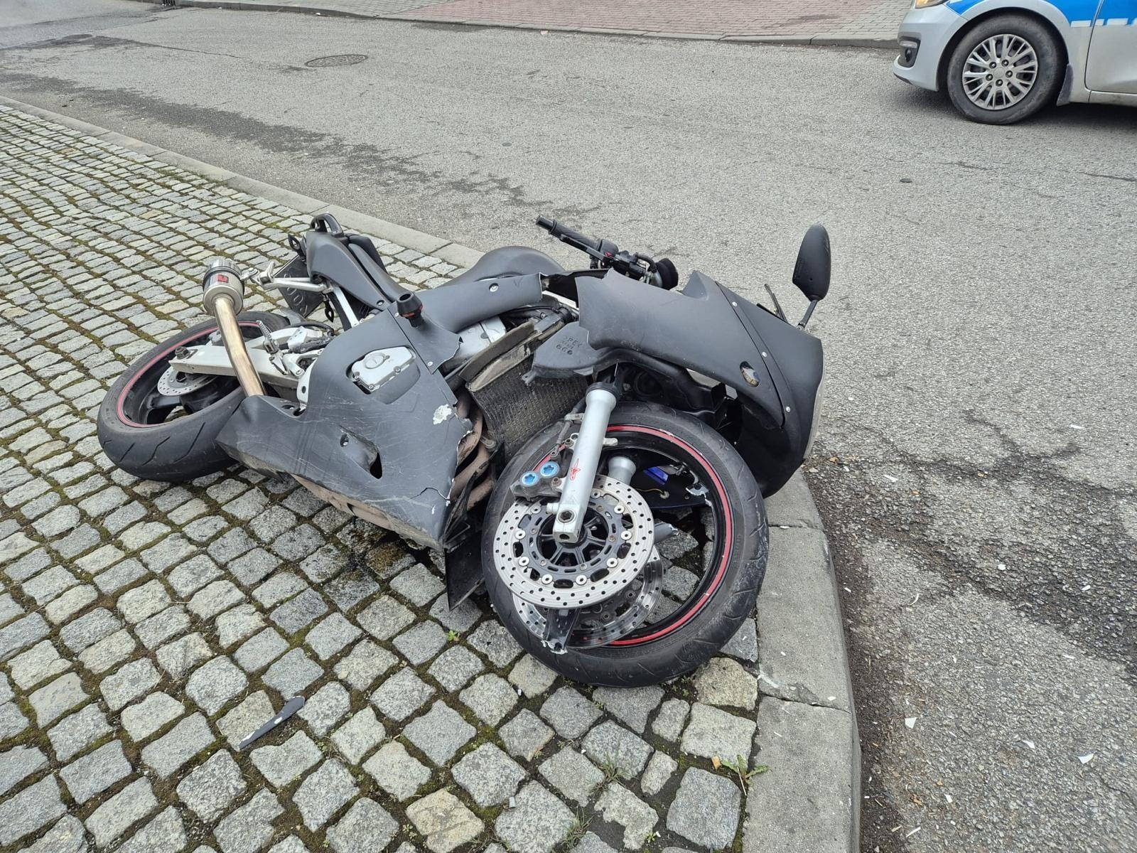 Zdjęcie w galerii na portalu naszraciborz.pl: Długa lista przewinień 28-letniego motocyklisty wiadomości z regionu