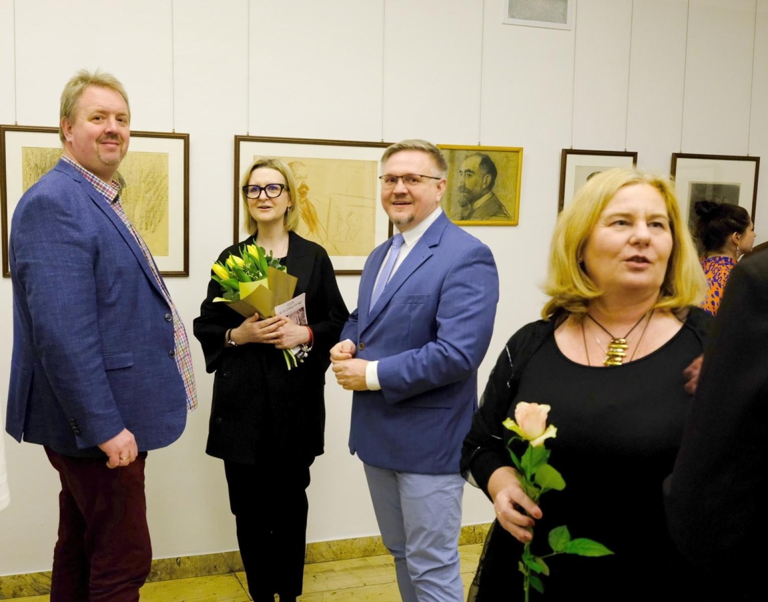 Zdjęcie w galerii na portalu naszraciborz.pl: Mistrzowskie grafiki Leona Wyczółkowskiego w raciborskim Muzeum wiadomości z regionu