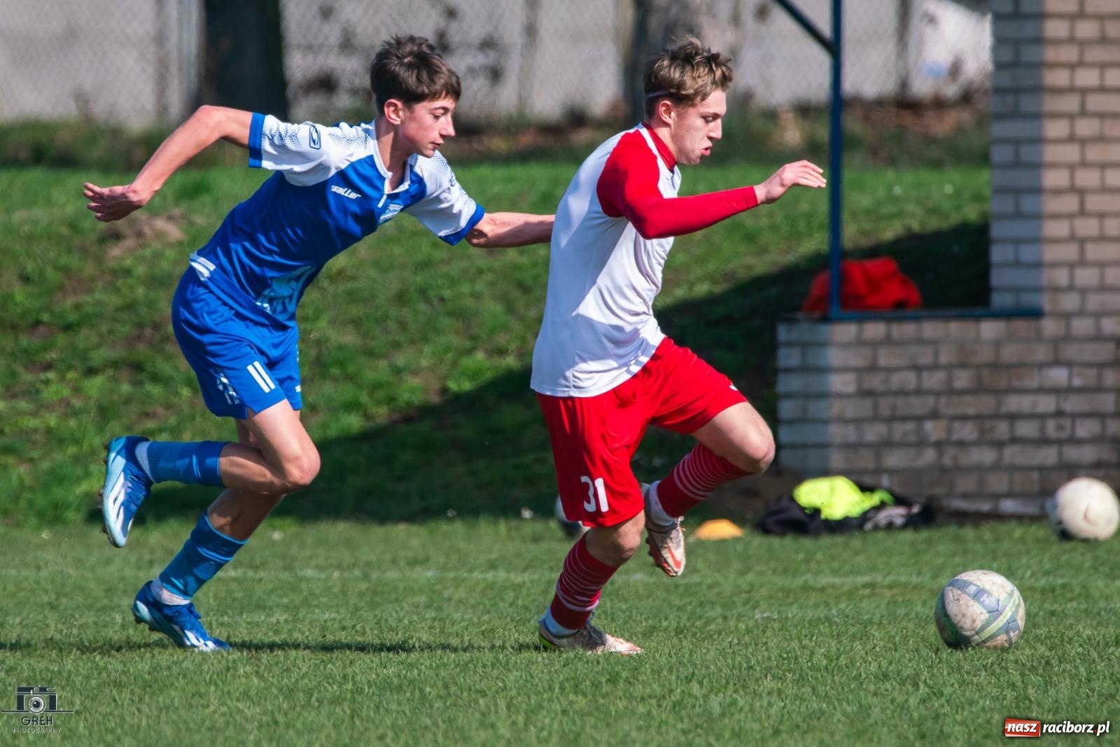 Zdjęcie w galerii na portalu naszraciborz.pl: Sparing. Juniorzy z Turzy Śląskiej pokonali Unię Racibórz [FOTO] wiadomości z regionu