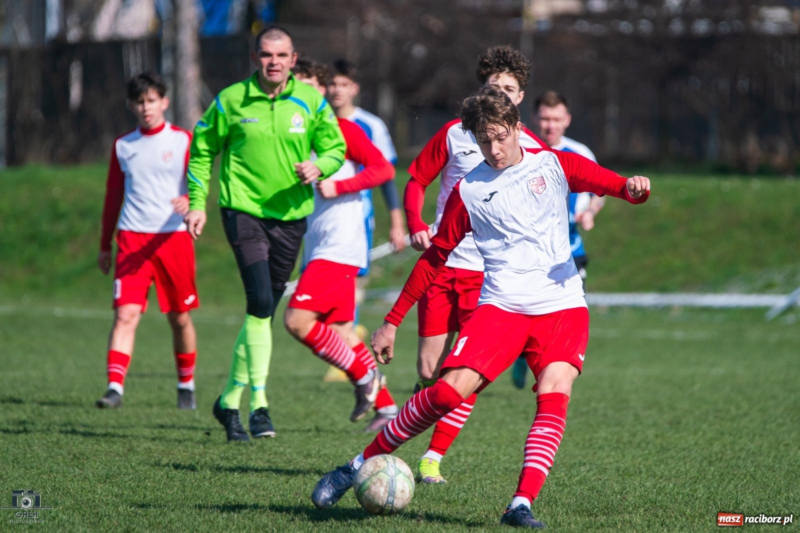 Zdjęcie w galerii na portalu naszraciborz.pl: Sparing. Juniorzy z Turzy Śląskiej pokonali Unię Racibórz [FOTO] wiadomości z regionu