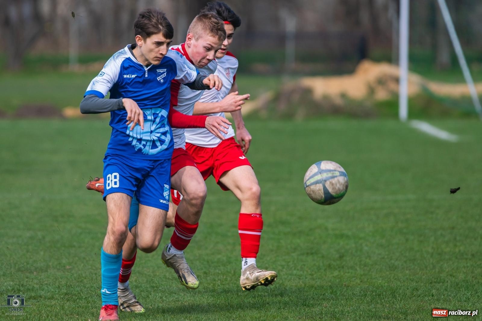 Zdjęcie w galerii na portalu naszraciborz.pl: Sparing. Juniorzy z Turzy Śląskiej pokonali Unię Racibórz [FOTO] wiadomości z regionu