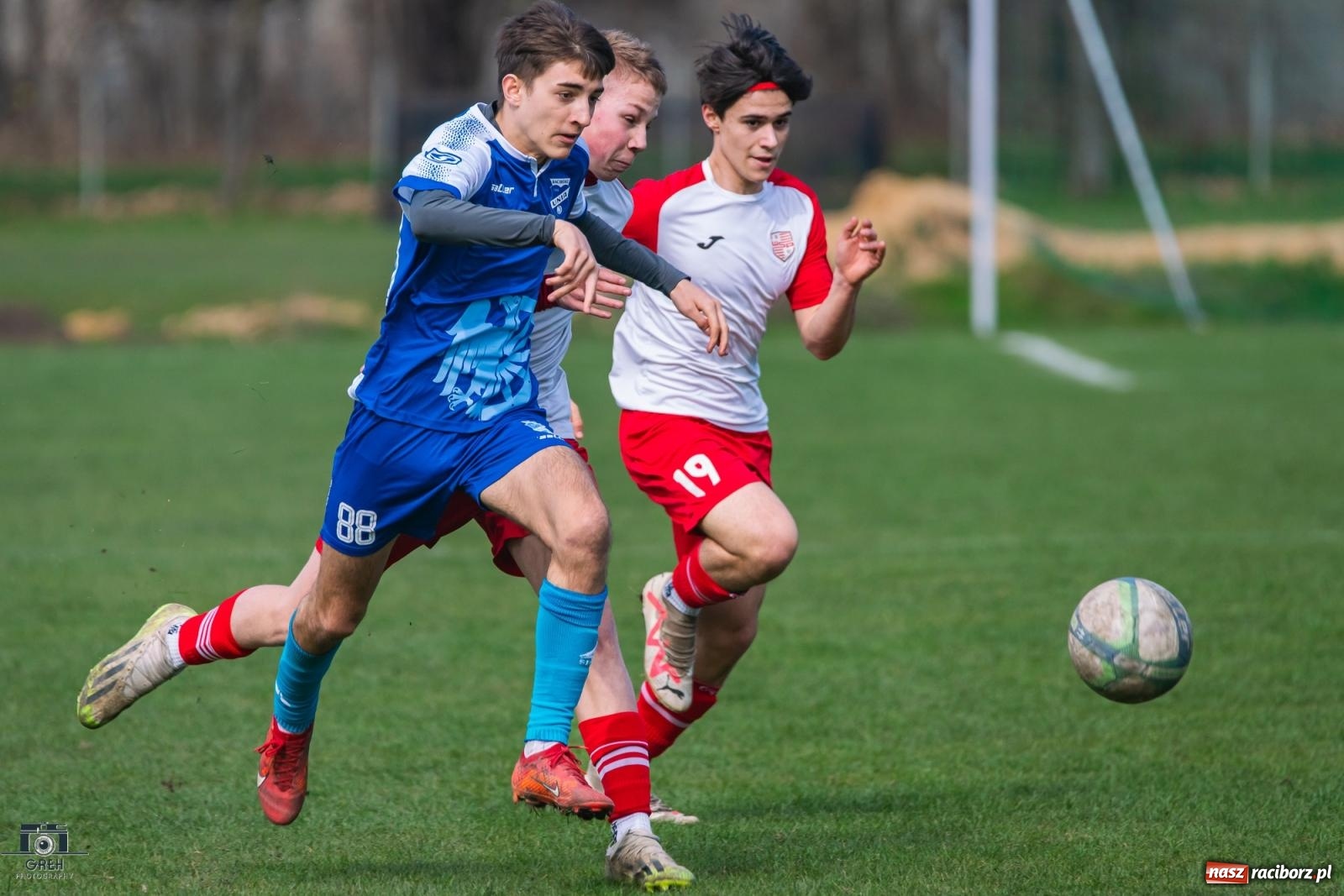Zdjęcie w galerii na portalu naszraciborz.pl: Sparing. Juniorzy z Turzy Śląskiej pokonali Unię Racibórz [FOTO] wiadomości z regionu