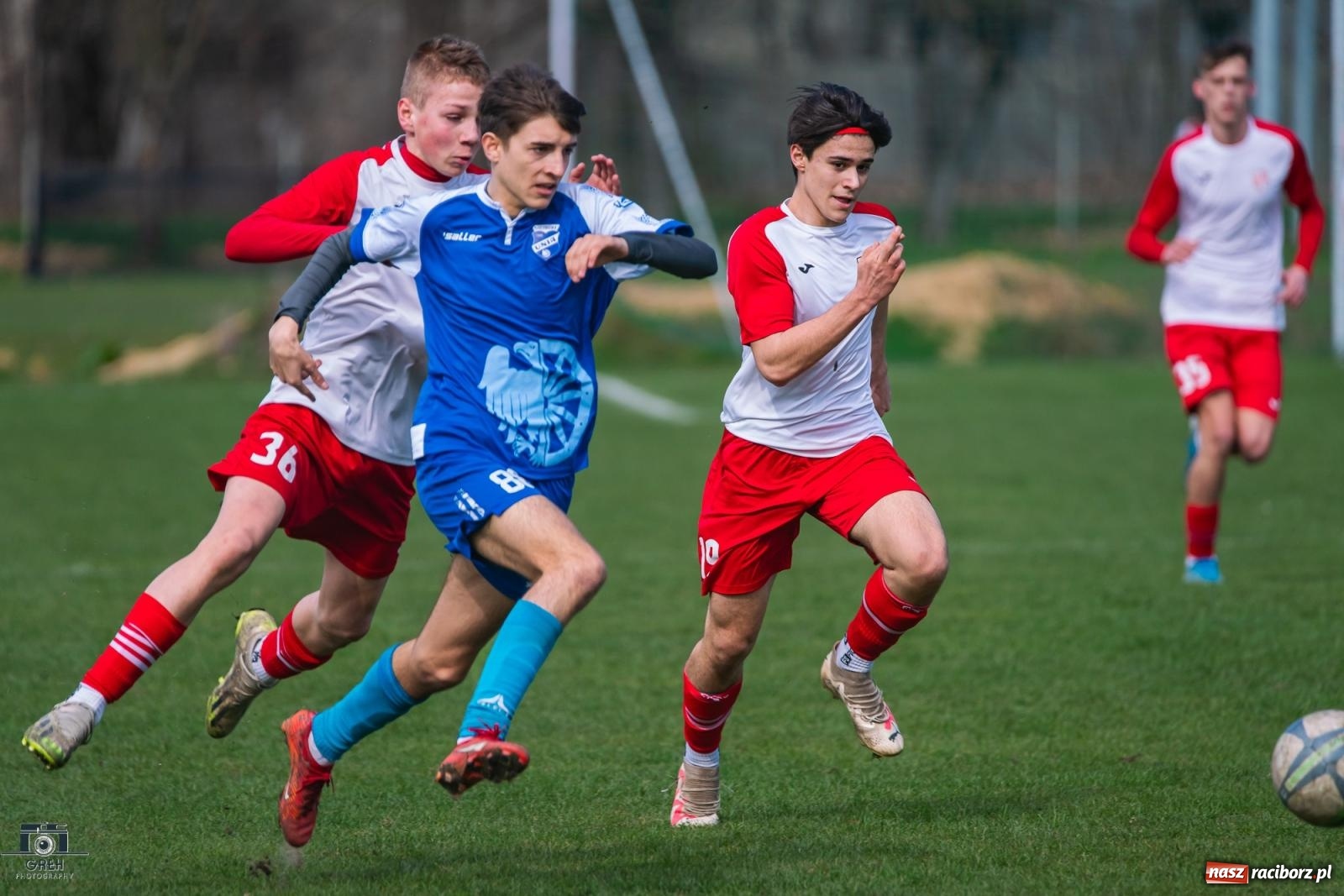 Zdjęcie w galerii na portalu naszraciborz.pl: Sparing. Juniorzy z Turzy Śląskiej pokonali Unię Racibórz [FOTO] wiadomości z regionu