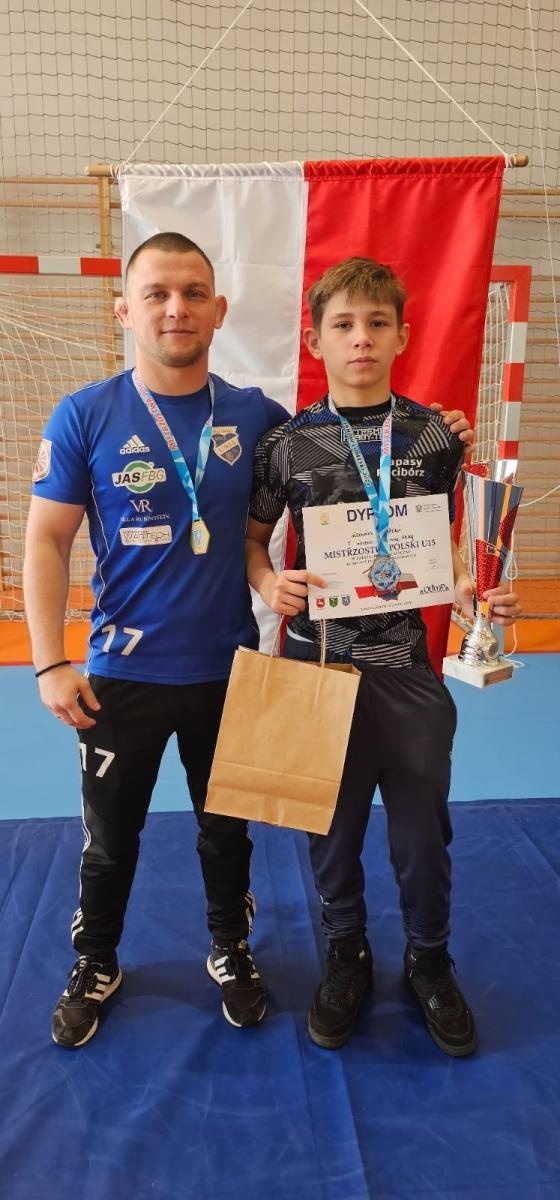 Zdjęcie w galerii na portalu naszraciborz.pl: Antoni Koćwin z MKZ Unia Racibórz mistrzem Polski w zapasach wiadomości z regionu