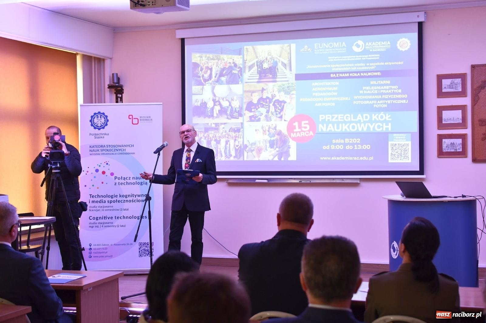 Zdjęcie w galerii na portalu naszraciborz.pl: Trzecie seminarium czasopisma naukowego Eunomia oraz Konferencja Studenckich Kół Naukowych wiadomości z regionu