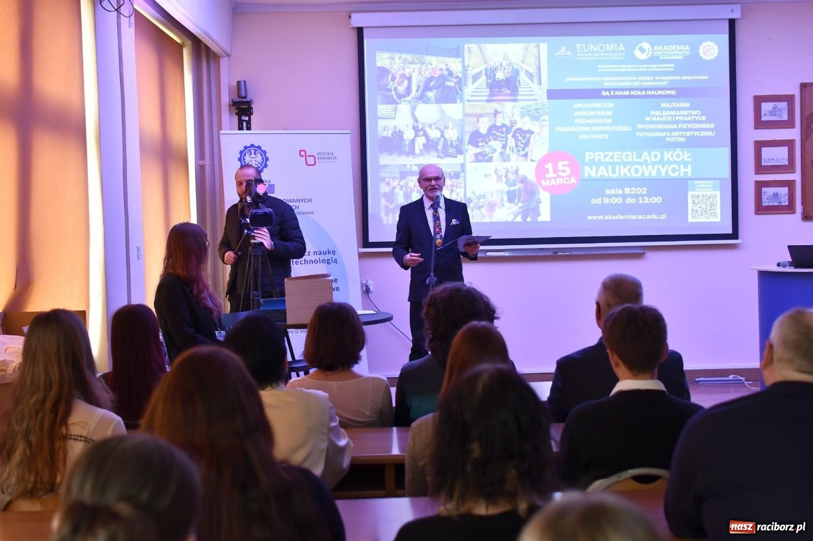 Zdjęcie w galerii na portalu naszraciborz.pl: Trzecie seminarium czasopisma naukowego Eunomia oraz Konferencja Studenckich Kół Naukowych wiadomości z regionu