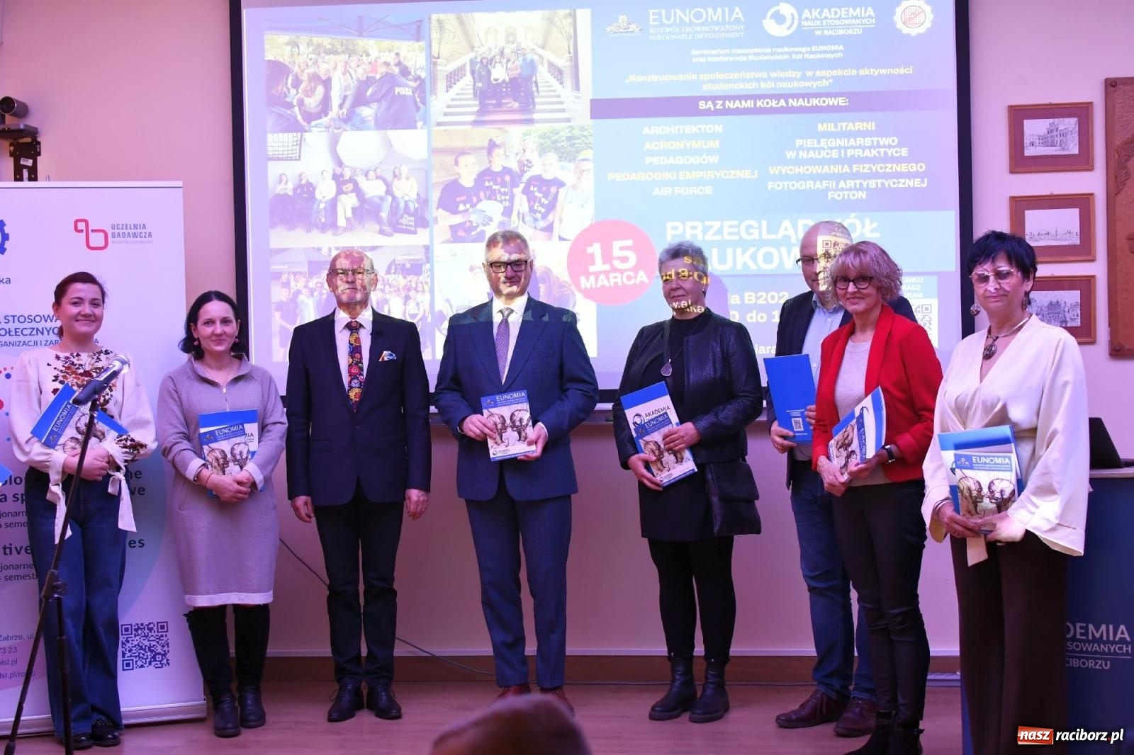Zdjęcie w galerii na portalu naszraciborz.pl: Trzecie seminarium czasopisma naukowego Eunomia oraz Konferencja Studenckich Kół Naukowych wiadomości z regionu