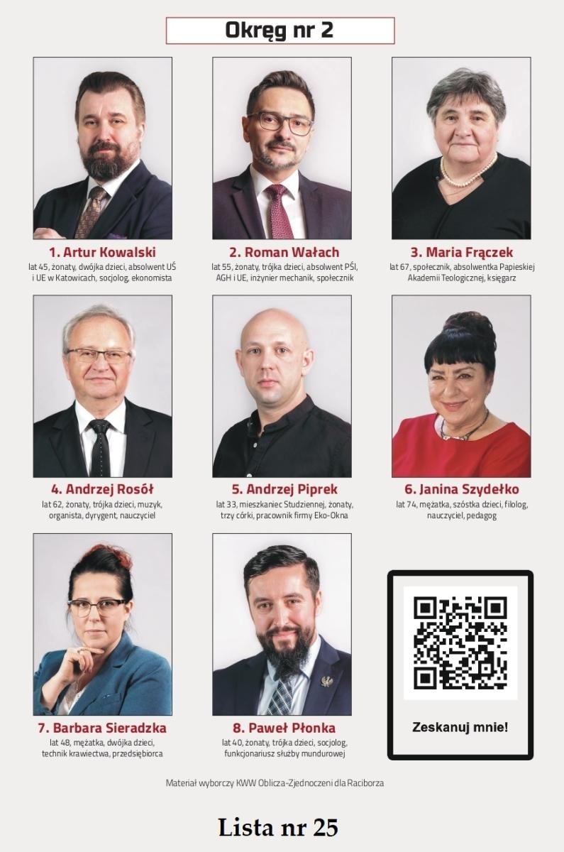 Zdjęcie w galerii na portalu naszraciborz.pl: OBLICZA - Zjednoczeni dla Raciborza wiadomości z regionu