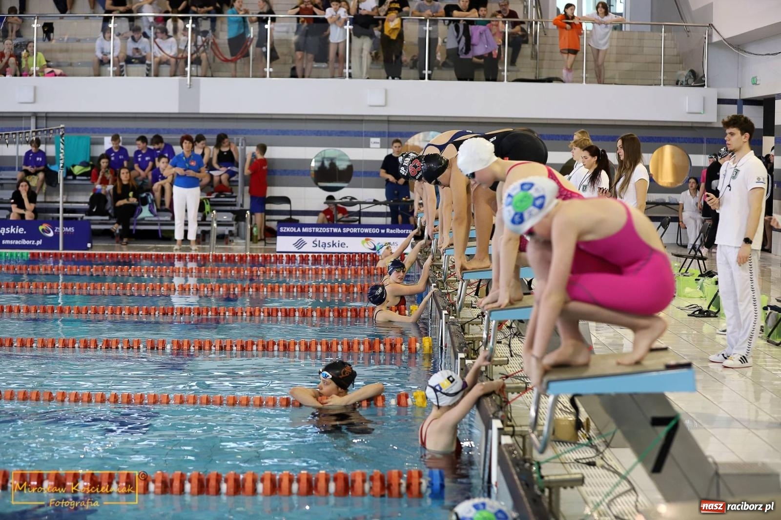 Zdjęcie w galerii na portalu naszraciborz.pl: Mistrzostwa Szkół Sportowych w Pływaniu - Racibórz 2024 wiadomości z regionu