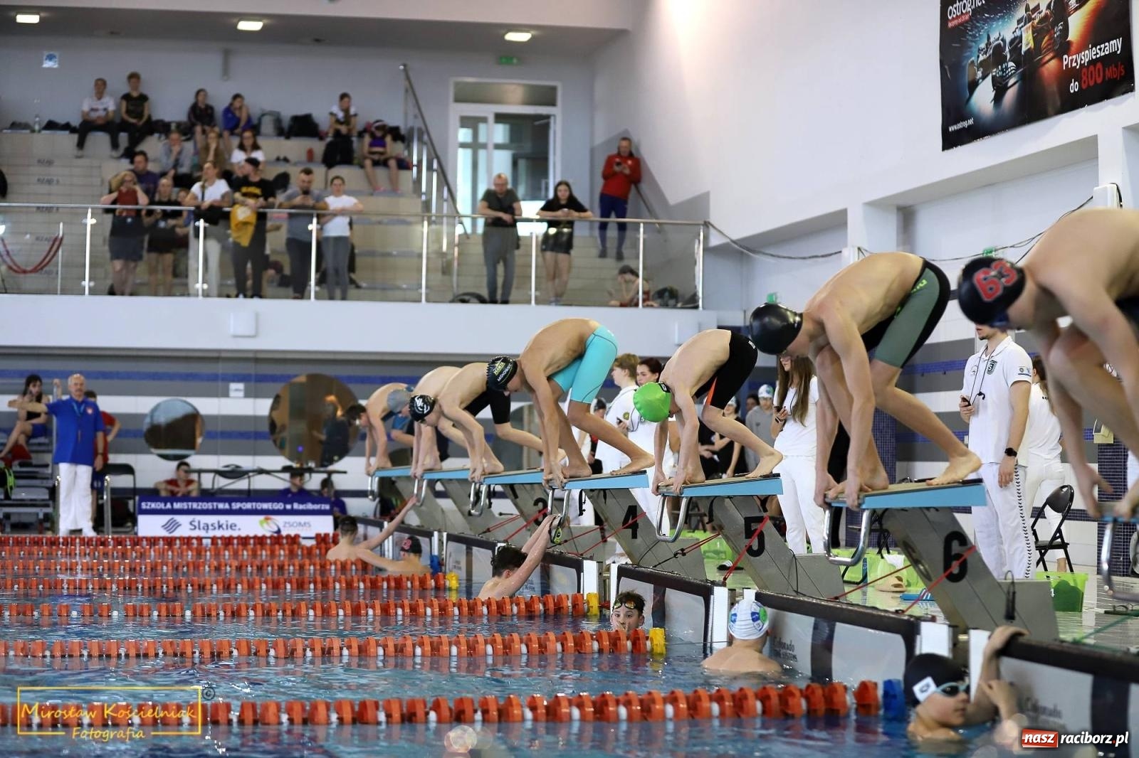 Zdjęcie w galerii na portalu naszraciborz.pl: Mistrzostwa Szkół Sportowych w Pływaniu - Racibórz 2024 wiadomości z regionu
