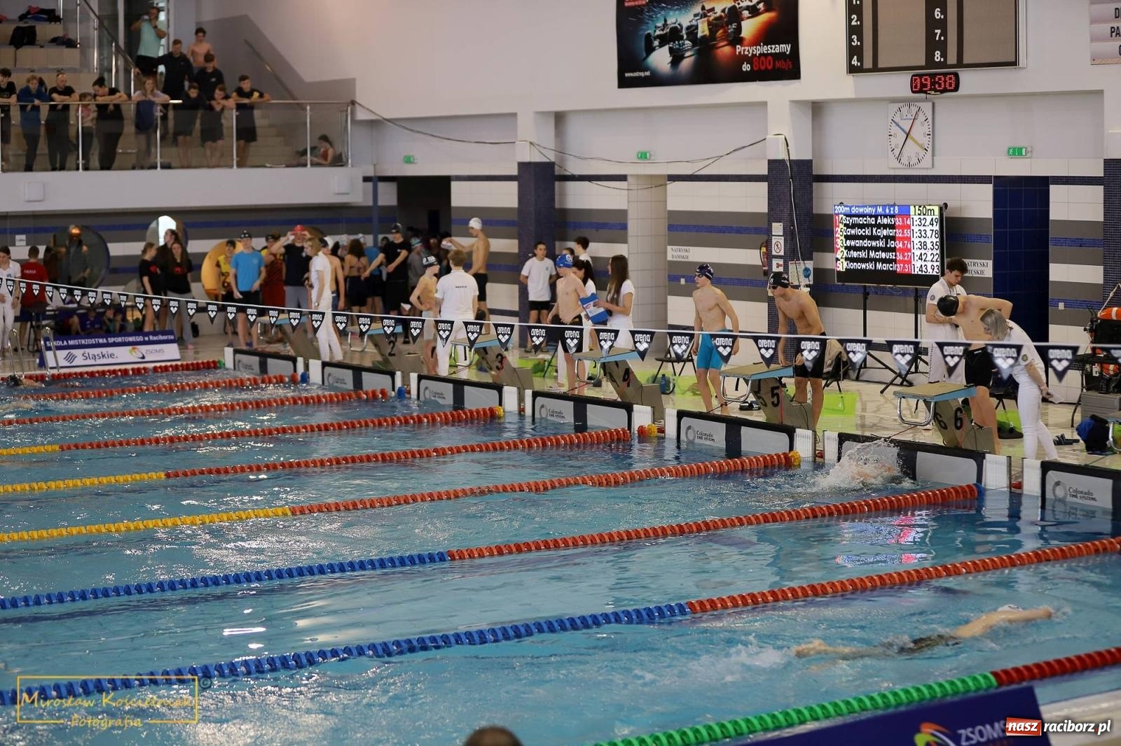 Zdjęcie w galerii na portalu naszraciborz.pl: Mistrzostwa Szkół Sportowych w Pływaniu - Racibórz 2024 wiadomości z regionu