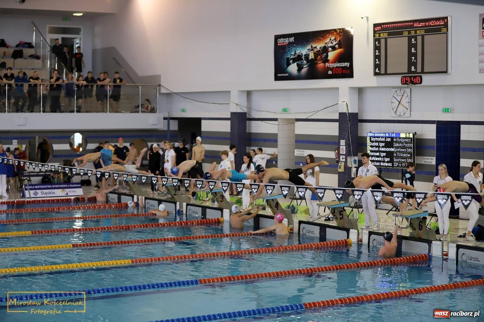 Zdjęcie w galerii na portalu naszraciborz.pl: Mistrzostwa Szkół Sportowych w Pływaniu - Racibórz 2024 wiadomości z regionu