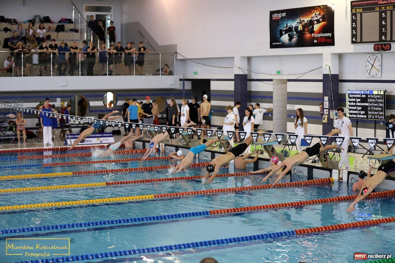 Zdjęcie w galerii na portalu naszraciborz.pl: Mistrzostwa Szkół Sportowych w Pływaniu - Racibórz 2024 wiadomości z regionu