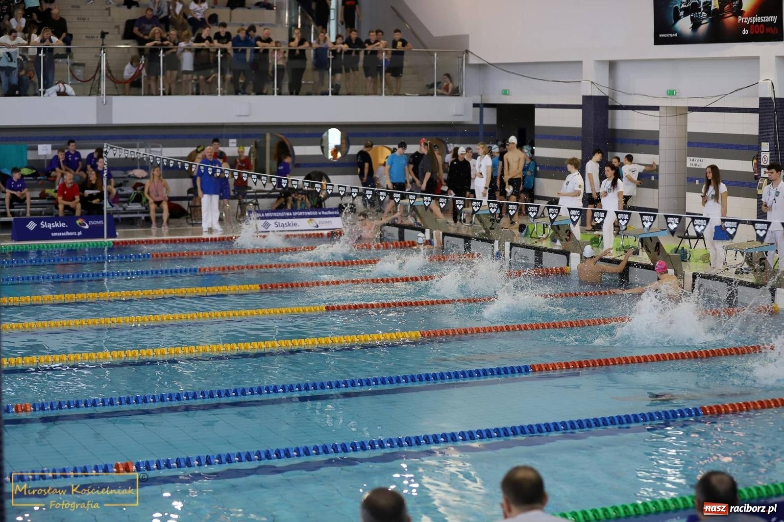 Zdjęcie w galerii na portalu naszraciborz.pl: Mistrzostwa Szkół Sportowych w Pływaniu - Racibórz 2024 wiadomości z regionu