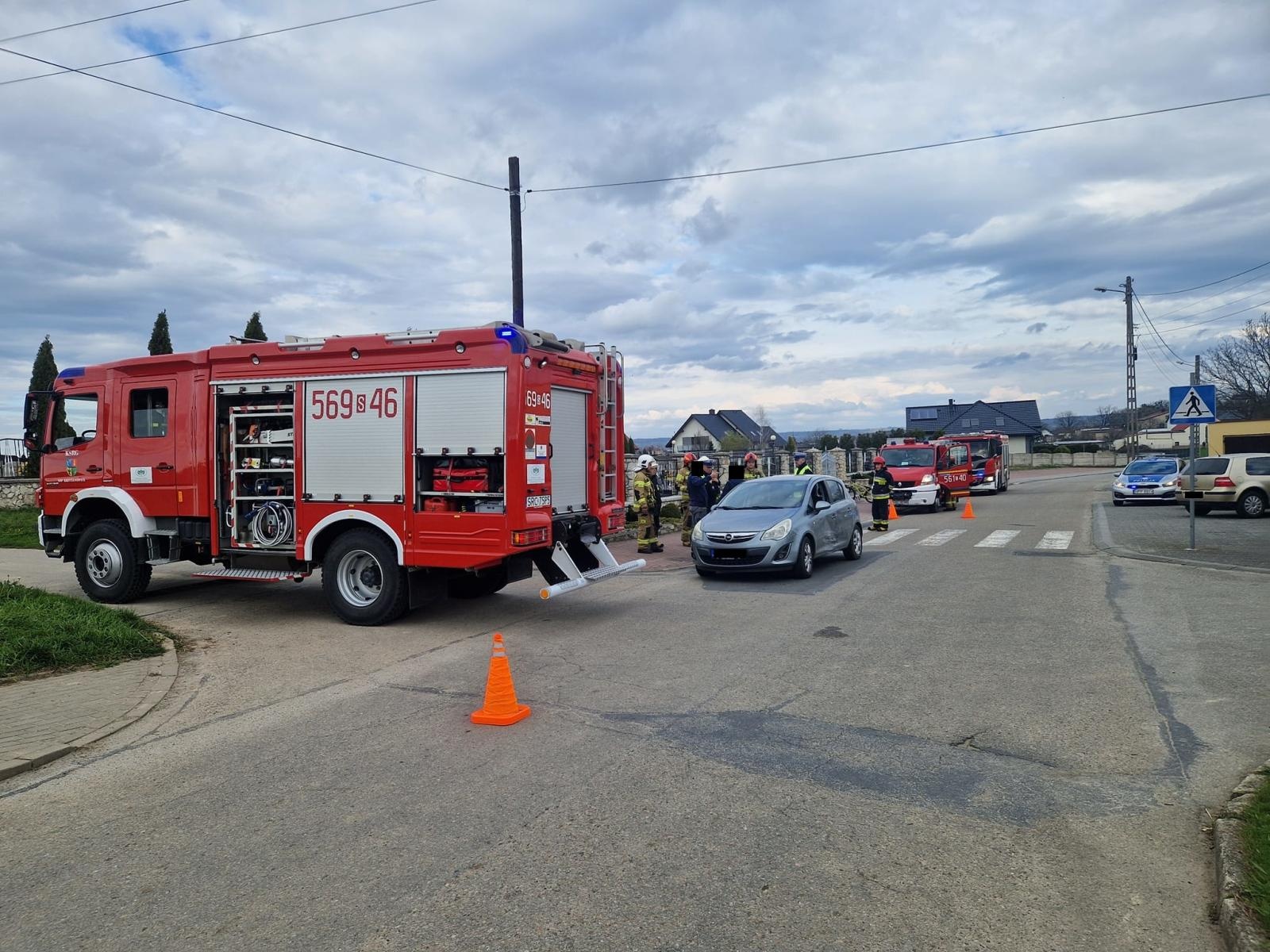 Zdjęcie w galerii na portalu naszraciborz.pl: Audi i opel zderzyły się w Krzyżanowicach wiadomości z regionu