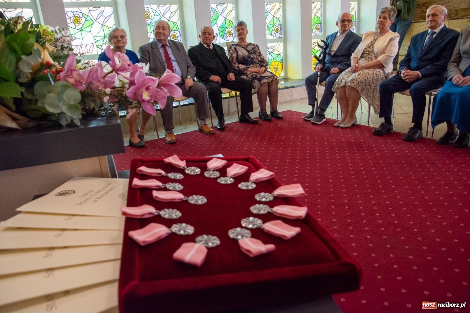 Zdjęcie w galerii na portalu naszraciborz.pl: Złote gody w raciborskim USC. Świętuje siedem par [FOTO i WIDEO] wiadomości z regionu