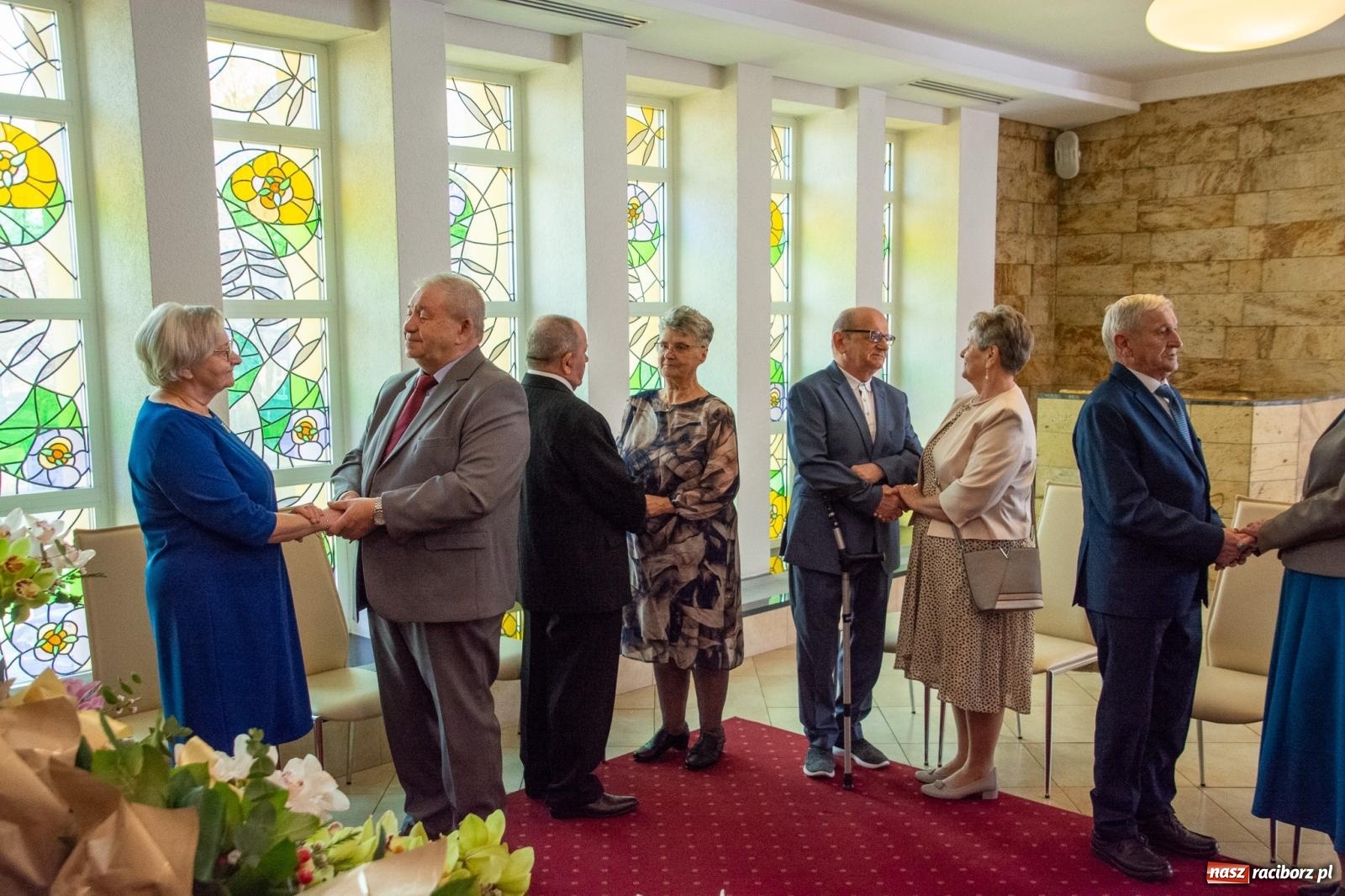 Zdjęcie w galerii na portalu naszraciborz.pl: Złote gody w raciborskim USC. Świętuje siedem par [FOTO i WIDEO] wiadomości z regionu