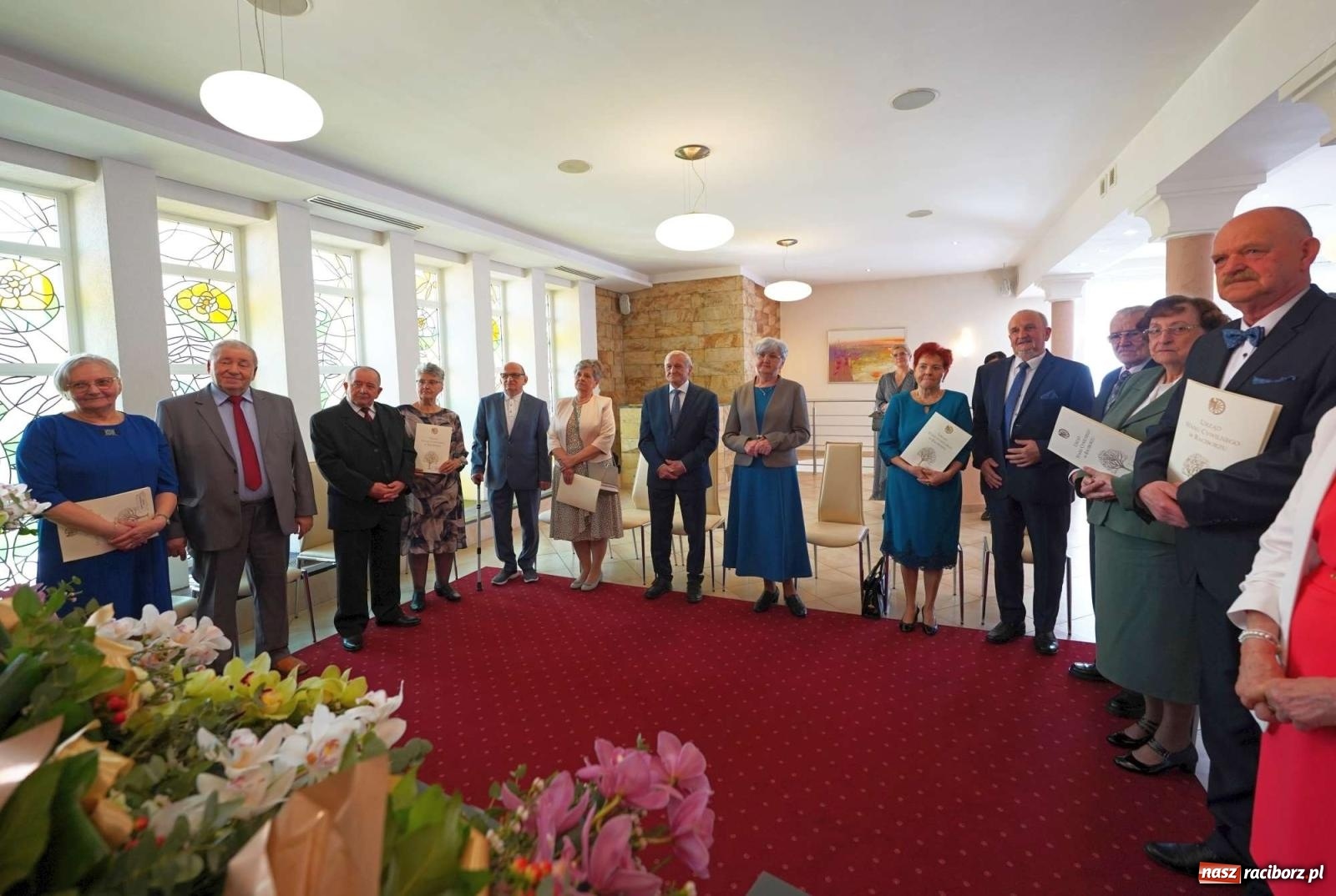 Zdjęcie w galerii na portalu naszraciborz.pl: Złote gody w raciborskim USC. Świętuje siedem par [FOTO i WIDEO] wiadomości z regionu