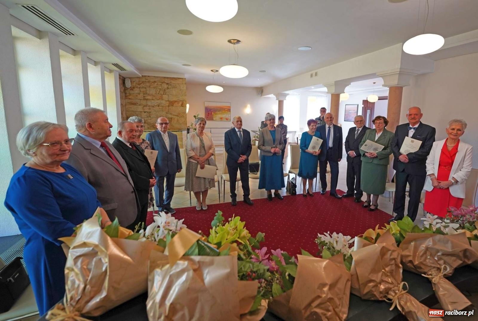 Zdjęcie w galerii na portalu naszraciborz.pl: Złote gody w raciborskim USC. Świętuje siedem par [FOTO i WIDEO] wiadomości z regionu