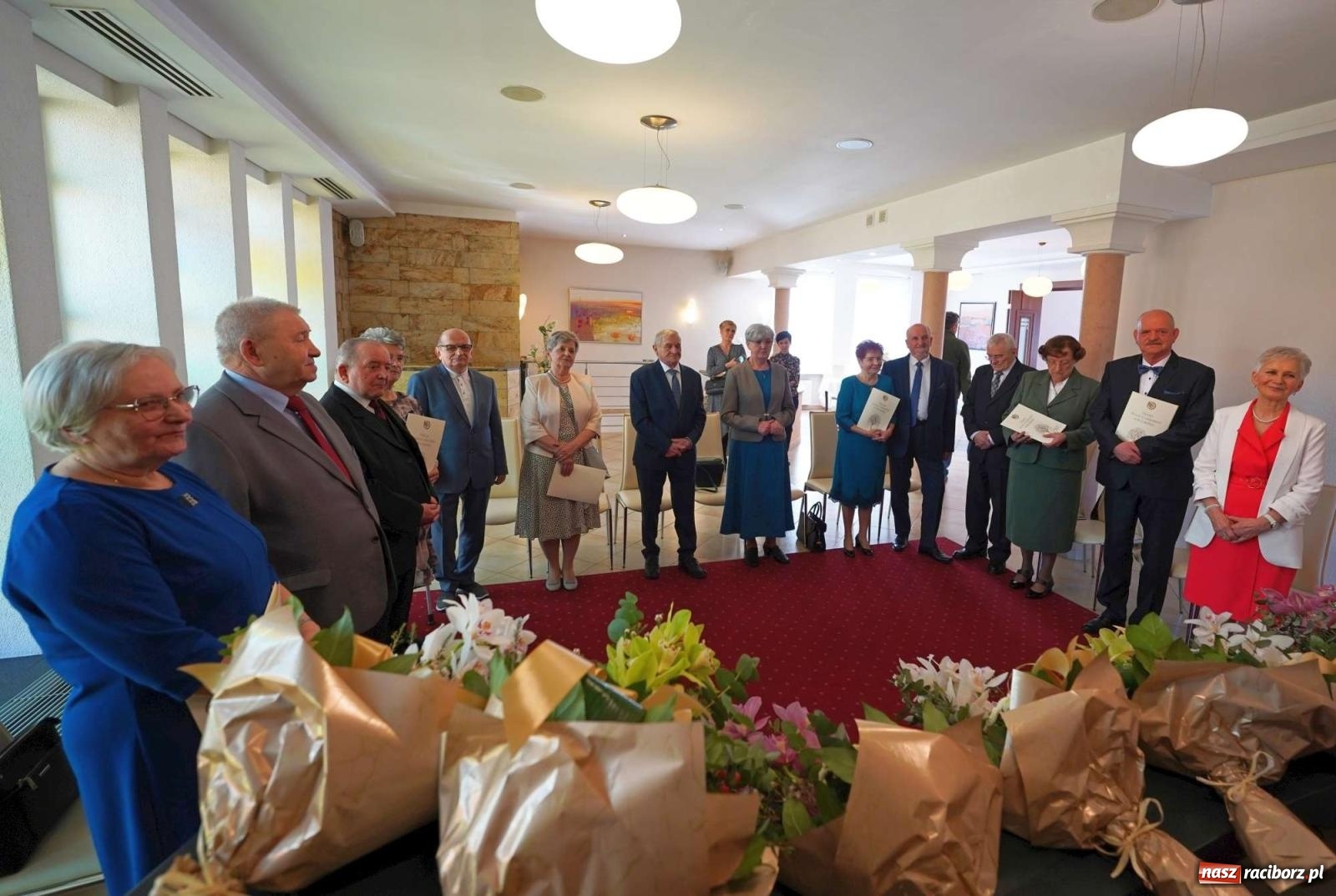 Zdjęcie w galerii na portalu naszraciborz.pl: Złote gody w raciborskim USC. Świętuje siedem par [FOTO i WIDEO] wiadomości z regionu