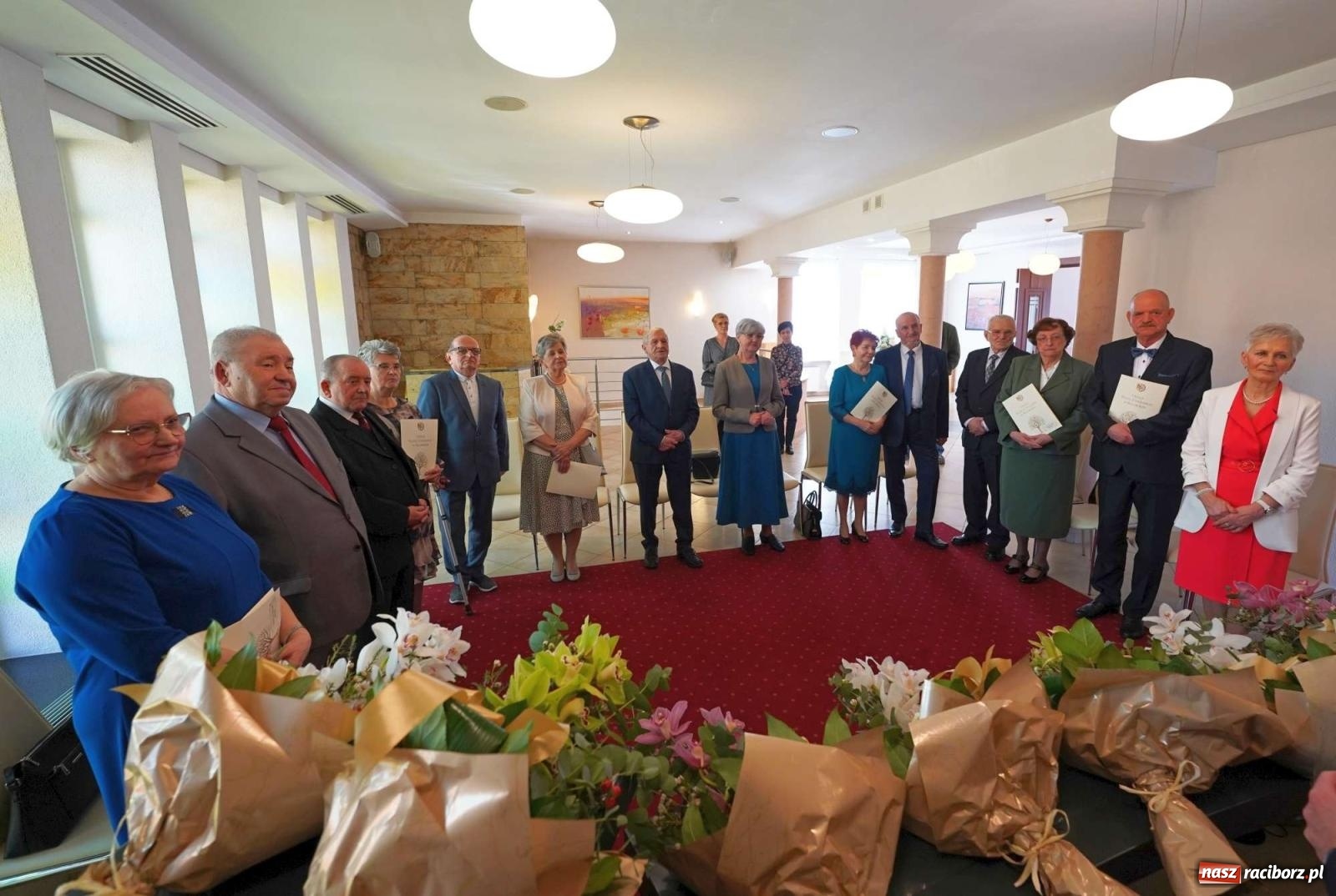 Zdjęcie w galerii na portalu naszraciborz.pl: Złote gody w raciborskim USC. Świętuje siedem par [FOTO i WIDEO] wiadomości z regionu