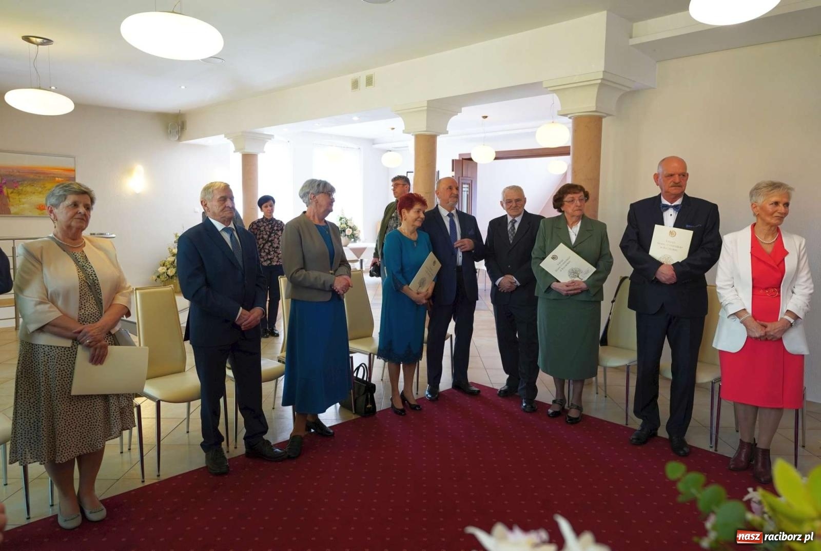 Zdjęcie w galerii na portalu naszraciborz.pl: Złote gody w raciborskim USC. Świętuje siedem par [FOTO i WIDEO] wiadomości z regionu