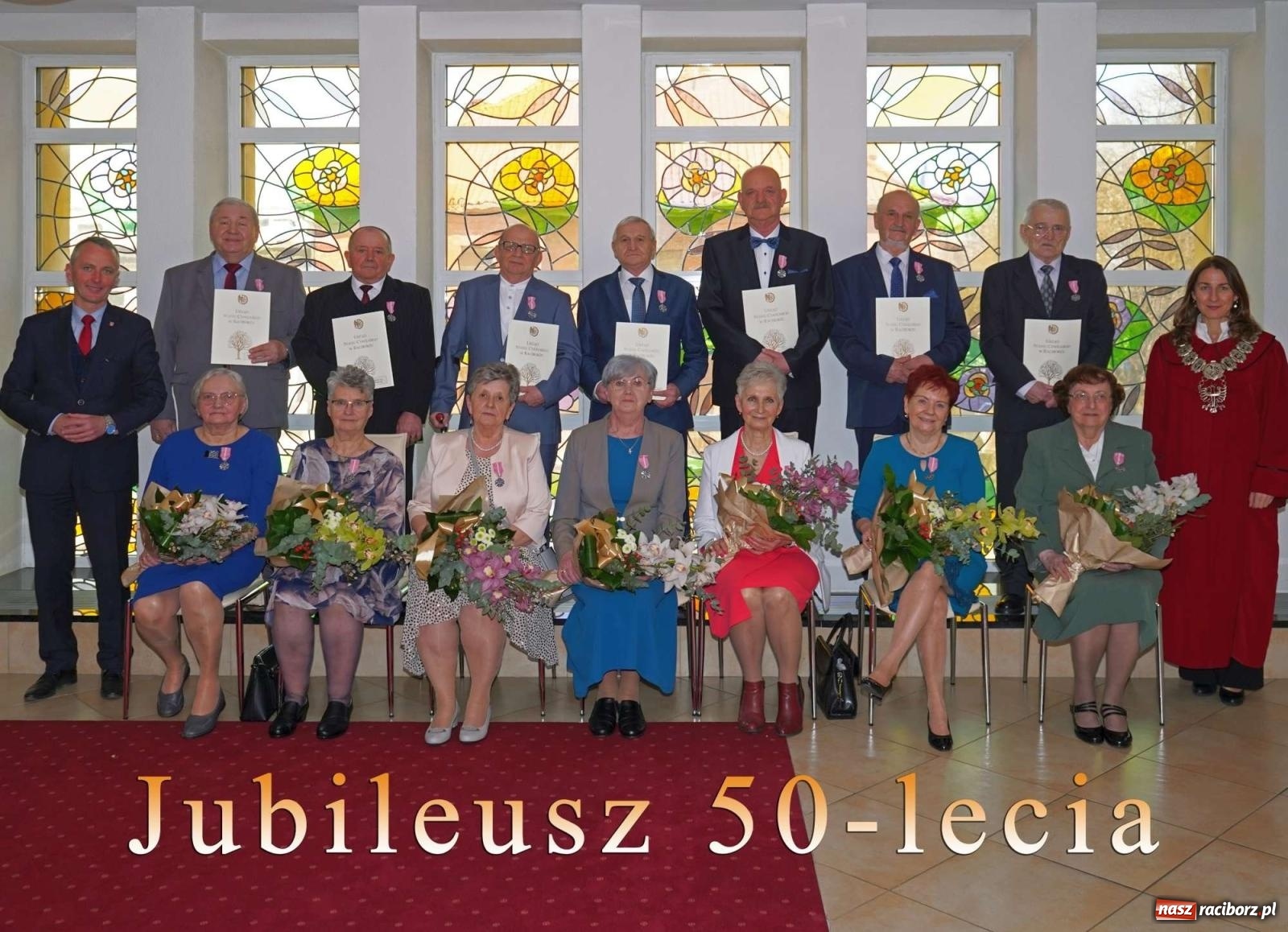 Zdjęcie w galerii na portalu naszraciborz.pl: Złote gody w raciborskim USC. Świętuje siedem par [FOTO i WIDEO] wiadomości z regionu