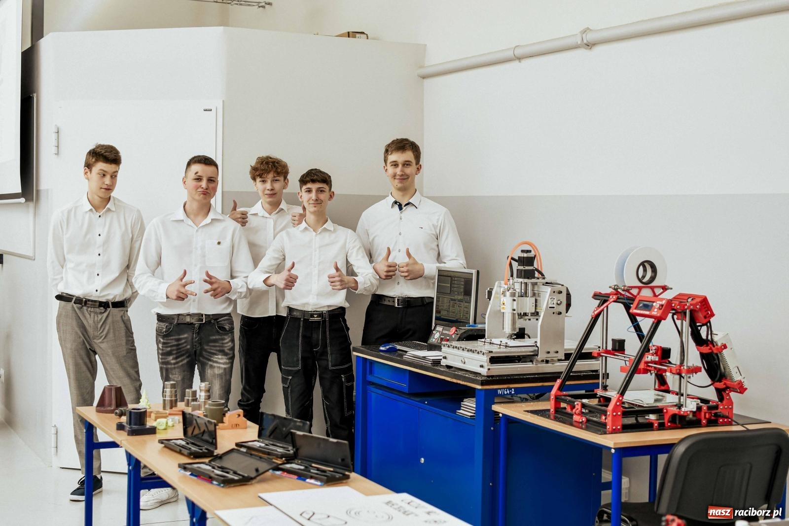 Zdjęcie w galerii na portalu naszraciborz.pl: Dzień otwarty w raciborskim Mechaniku wiadomości z regionu