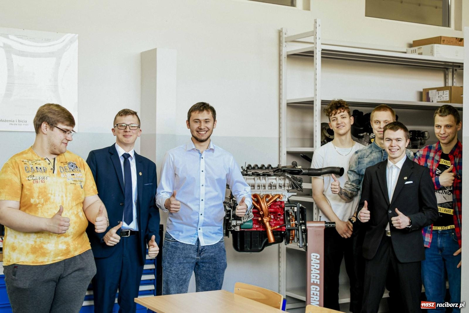 Zdjęcie w galerii na portalu naszraciborz.pl: Dzień otwarty w raciborskim Mechaniku wiadomości z regionu