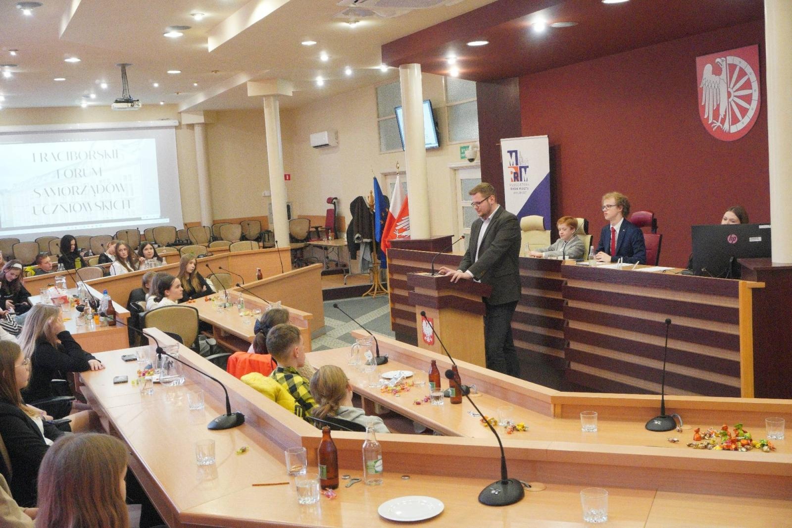 Zdjęcie w galerii na portalu naszraciborz.pl: I Raciborskie Forum Samorządów Uczniowskich wiadomości z regionu