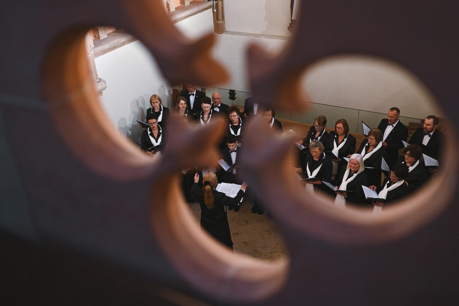 Zdjęcie w galerii na portalu naszraciborz.pl: Gaude Mater Polonia na otwarcie domu książęcego raciborskiego zamku wiadomości z regionu