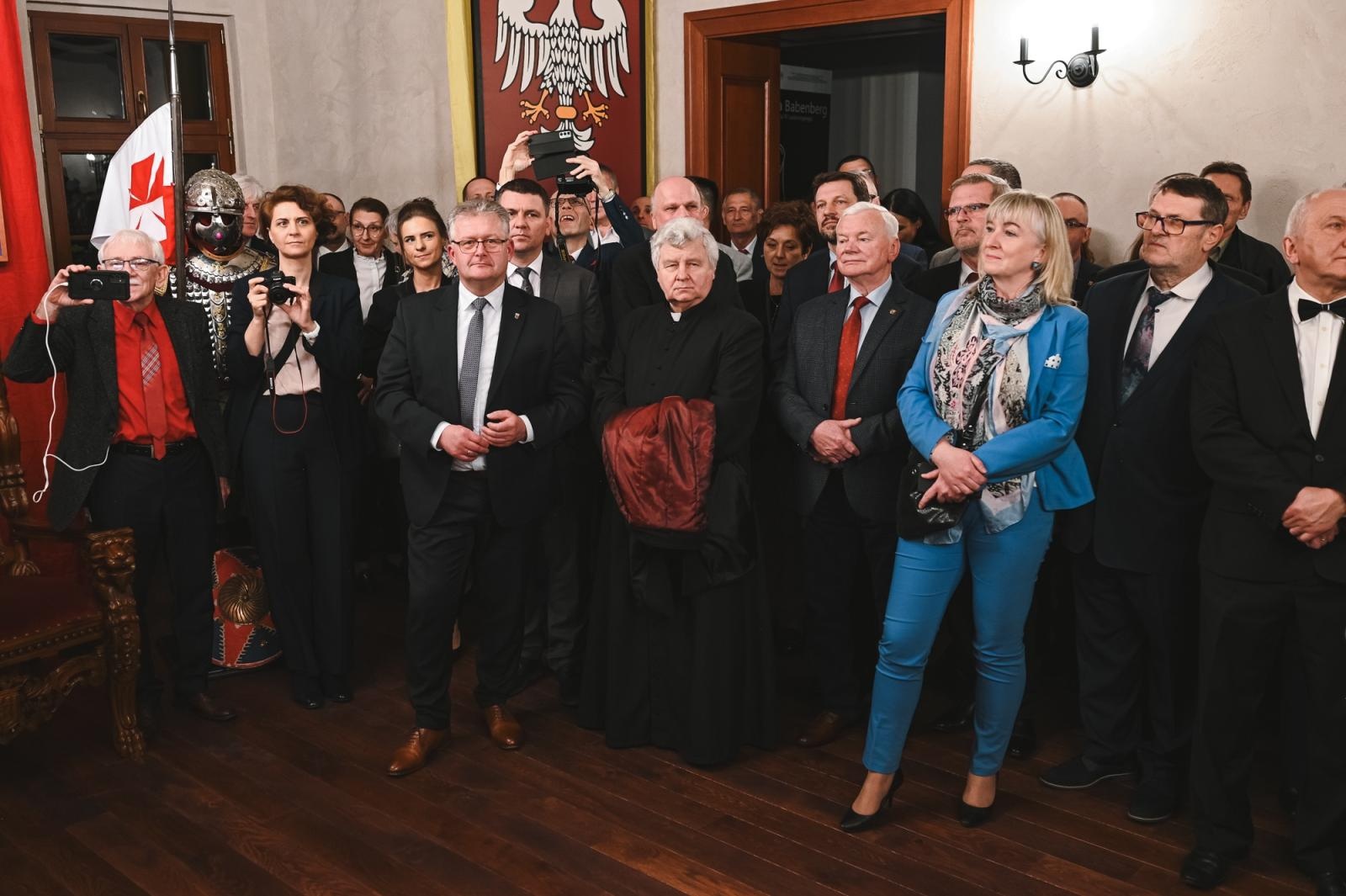 Zdjęcie w galerii na portalu naszraciborz.pl: Gaude Mater Polonia na otwarcie domu książęcego raciborskiego zamku wiadomości z regionu