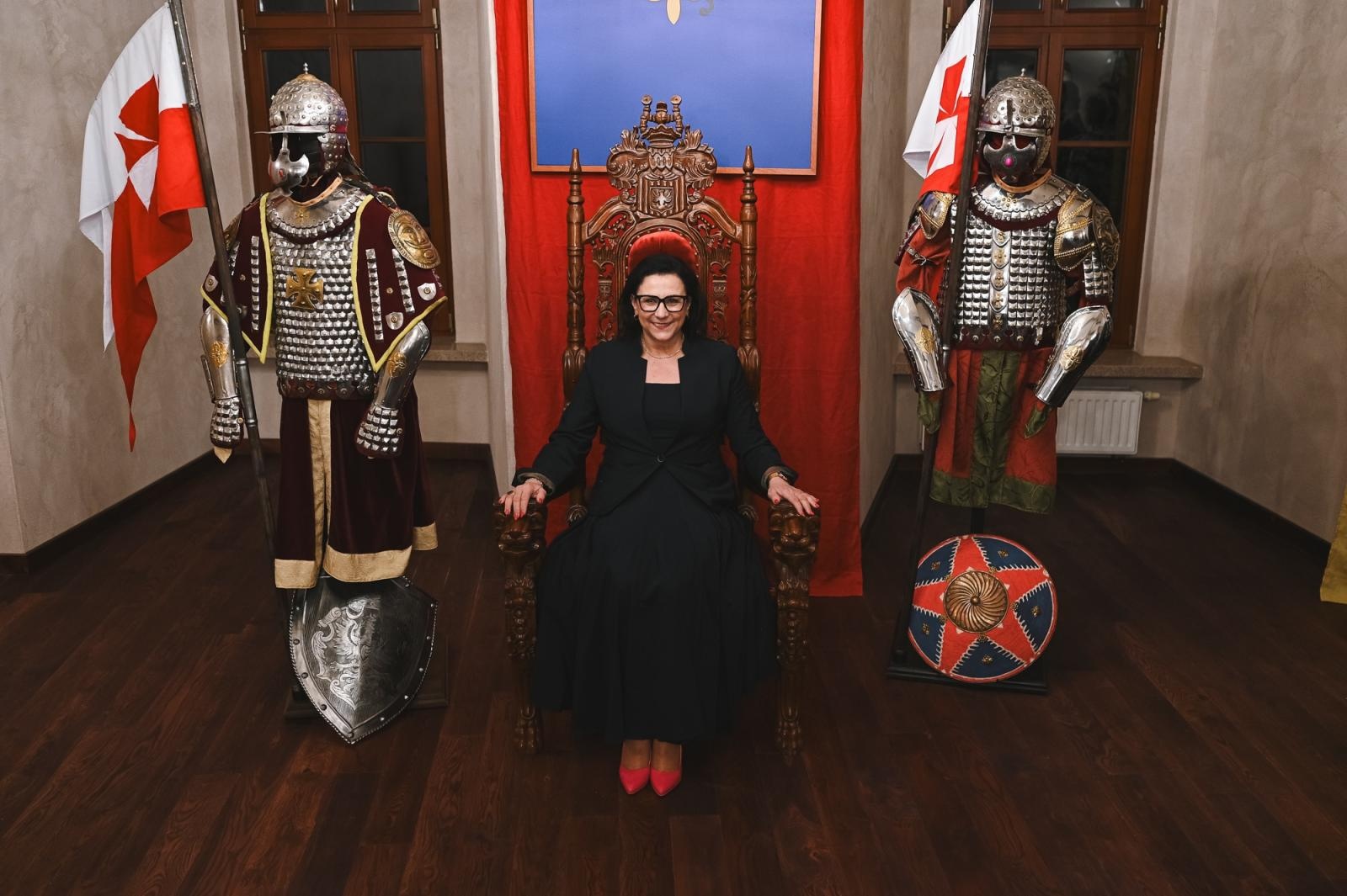 Zdjęcie w galerii na portalu naszraciborz.pl: Gaude Mater Polonia na otwarcie domu książęcego raciborskiego zamku wiadomości z regionu