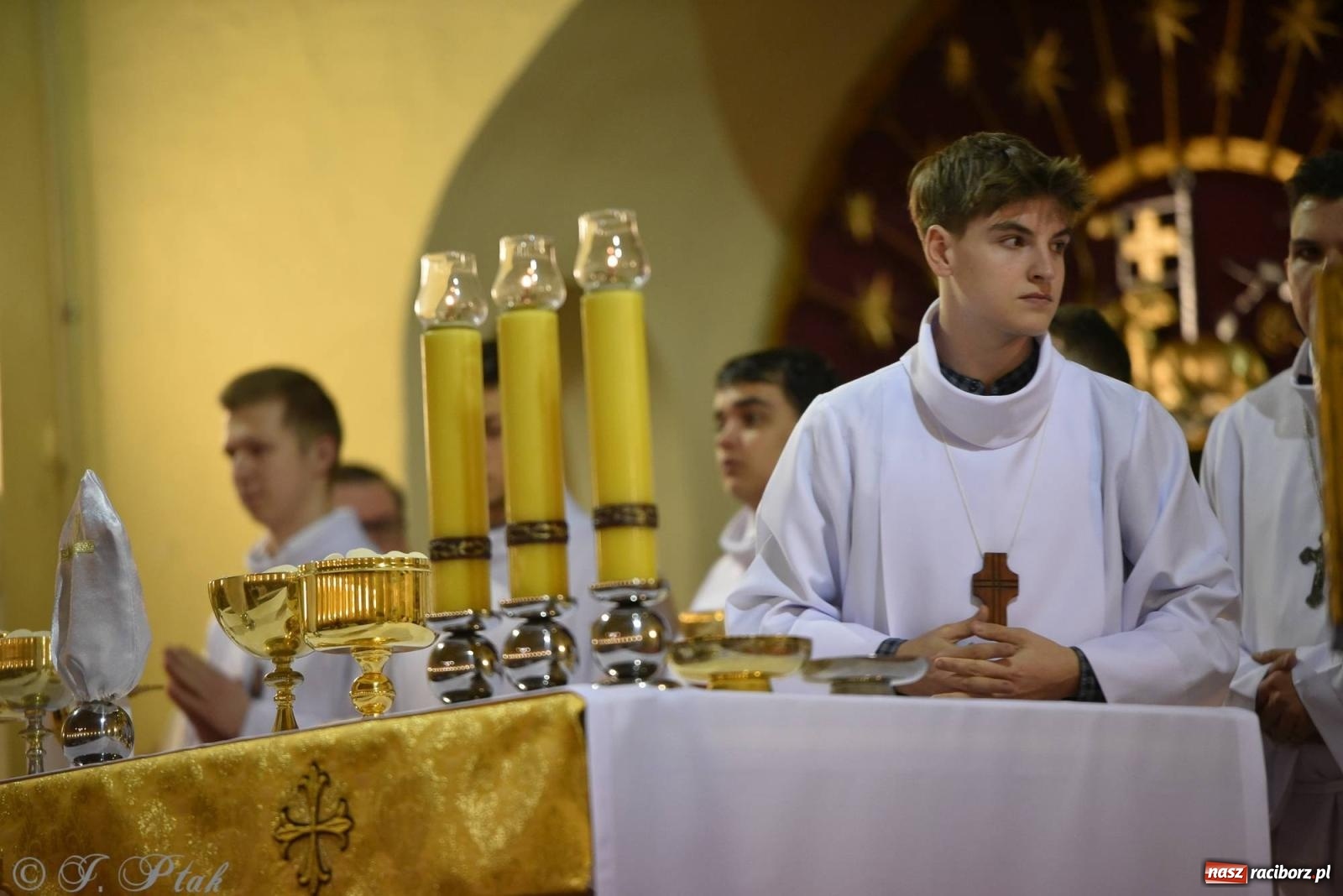 Zdjęcie w galerii na portalu naszraciborz.pl: Wielki Czwartek w raciborskich parafiach WNMP i NSPJ [FOTO i WIDEO] wiadomości z regionu
