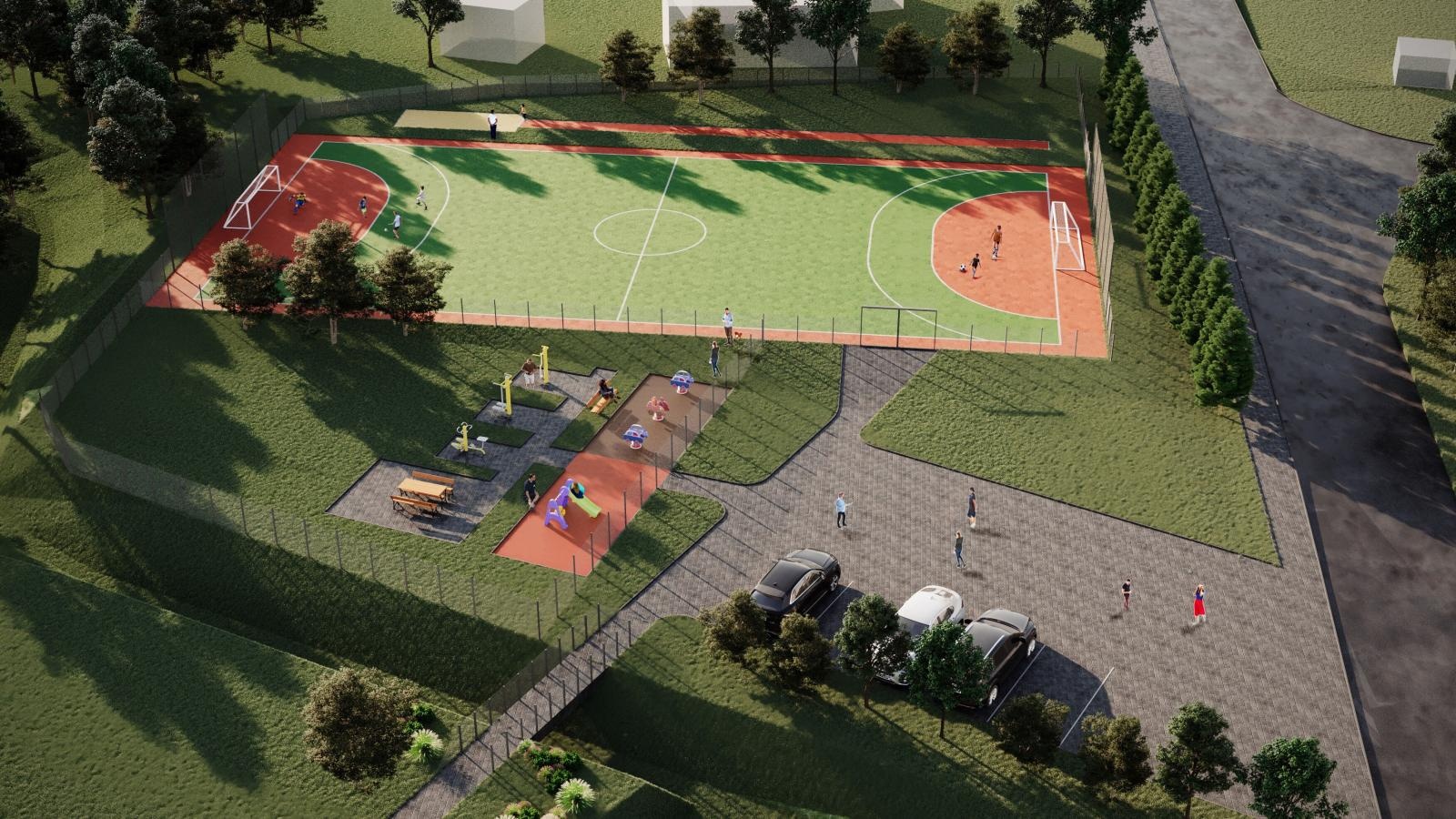 Zdjęcie w galerii na portalu naszraciborz.pl: Kobyla będzie miała nowe boisko wielofunkcyjne wiadomości z regionu