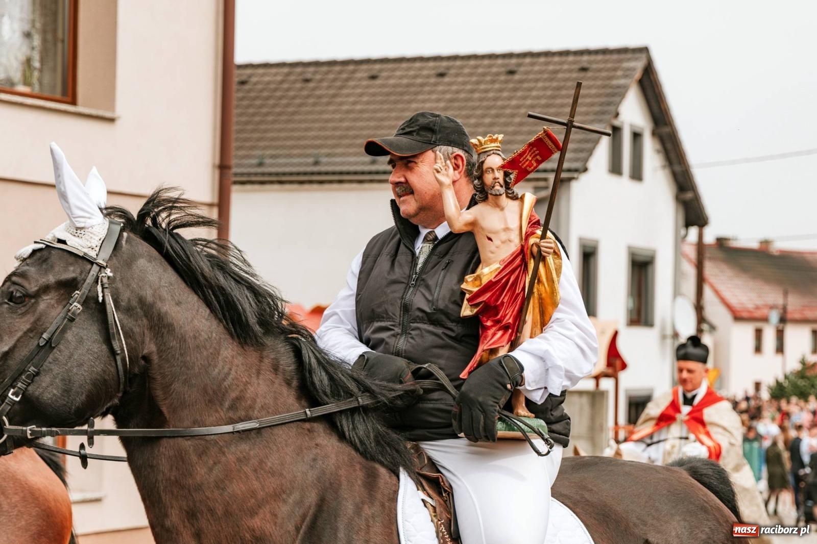 Zdjęcie w galerii na portalu naszraciborz.pl: Procesje konne w Bieńkowicach, Pietrowicach Wielkich i Sudole [FOTO] wiadomości z regionu