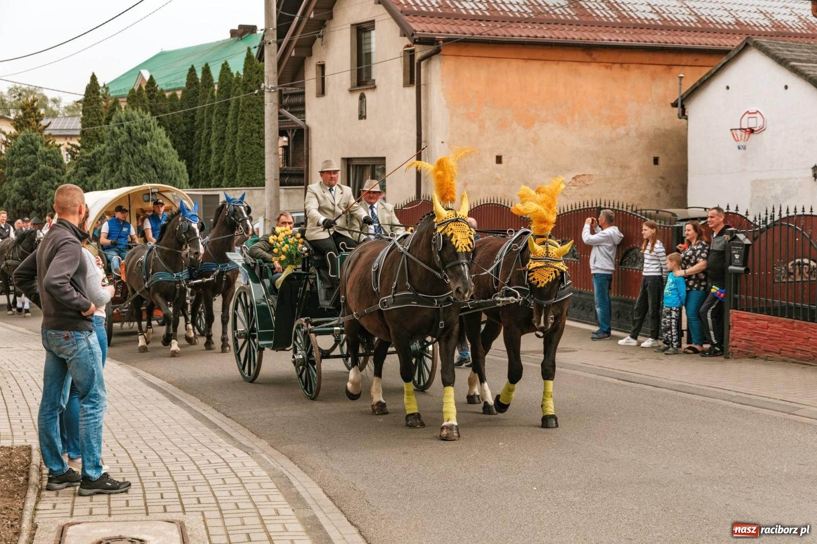 Zdjęcie w galerii na portalu naszraciborz.pl: Procesje konne w Bieńkowicach, Pietrowicach Wielkich i Sudole [FOTO] wiadomości z regionu
