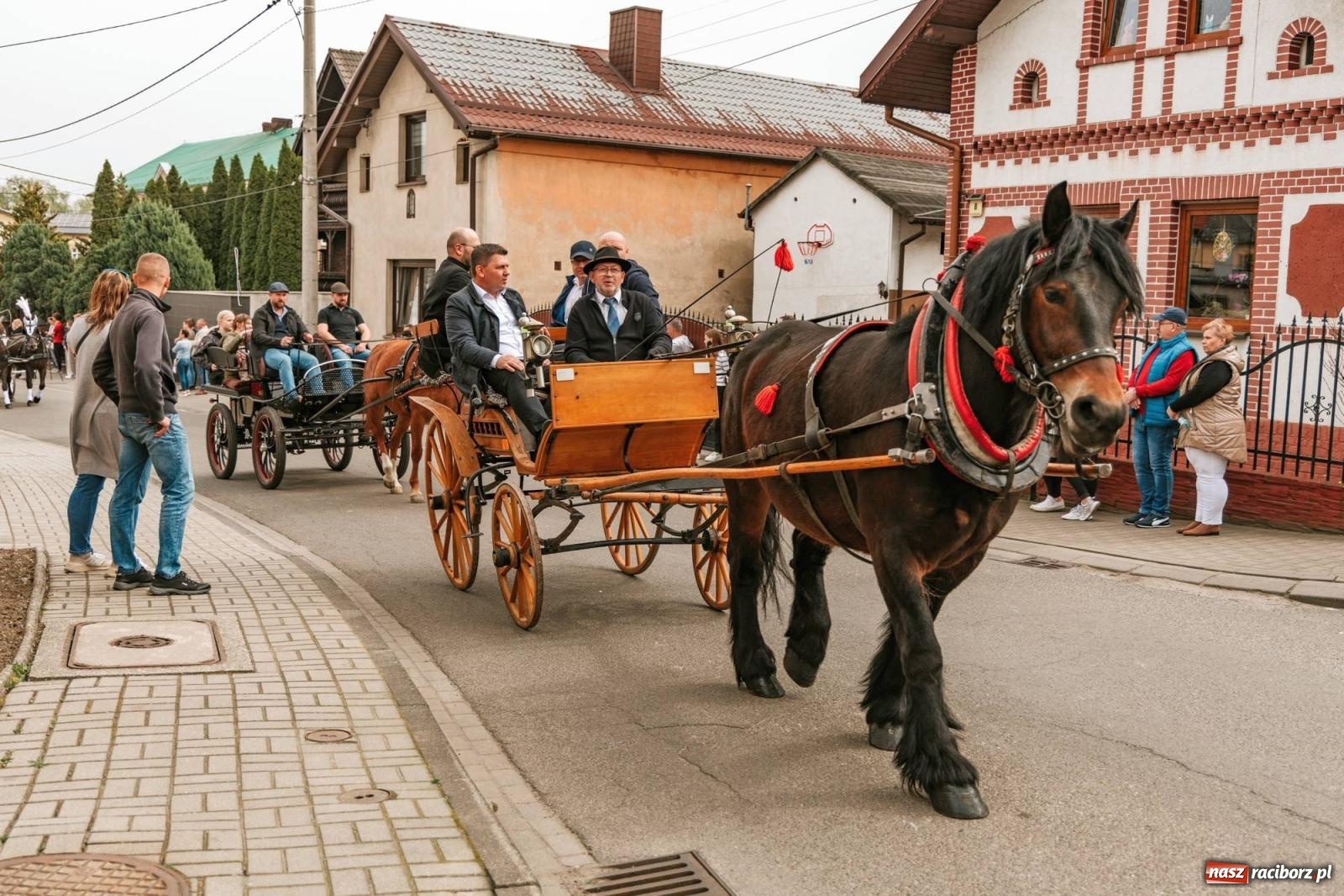 Zdjęcie w galerii na portalu naszraciborz.pl: Procesje konne w Bieńkowicach, Pietrowicach Wielkich i Sudole [FOTO] wiadomości z regionu