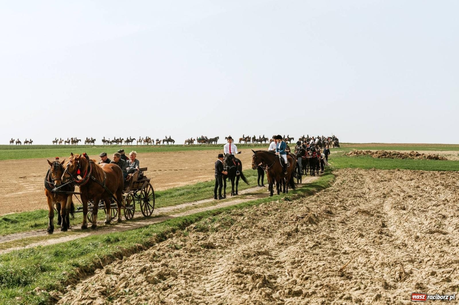 Zdjęcie w galerii na portalu naszraciborz.pl: Procesje konne w Bieńkowicach, Pietrowicach Wielkich i Sudole [FOTO] wiadomości z regionu