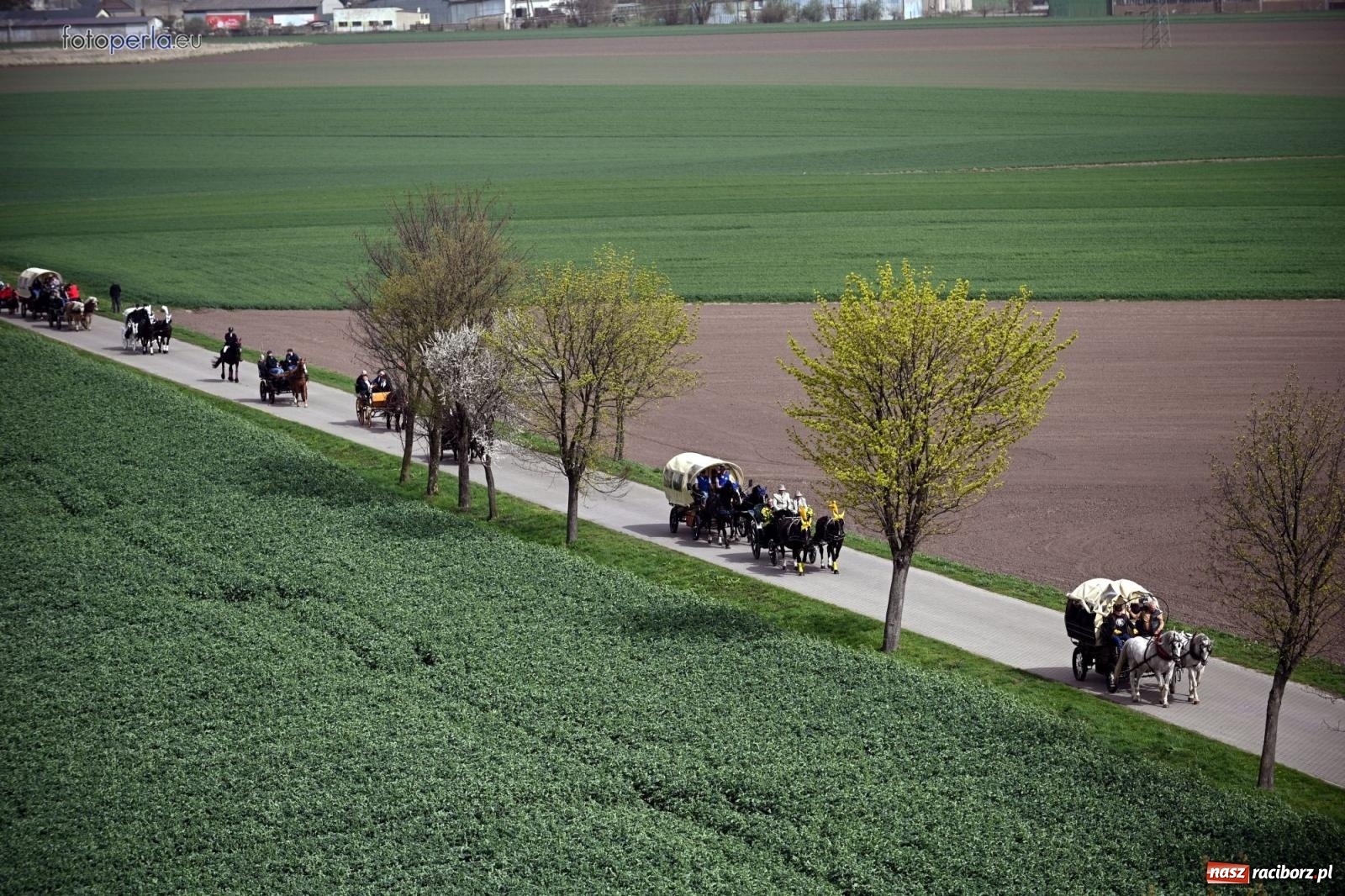 Zdjęcie w galerii na portalu naszraciborz.pl: Procesja w Pietrowicach Wielkich - nabożeństwo i wyścigi wiadomości z regionu