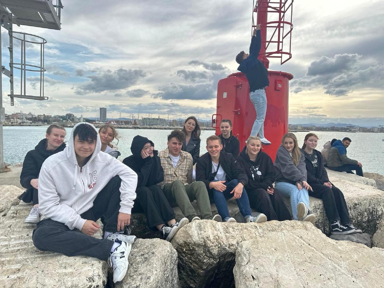 Zdjęcie w galerii na portalu naszraciborz.pl: Uczniowie Ekonomika na praktykach w Rimini wiadomości z regionu