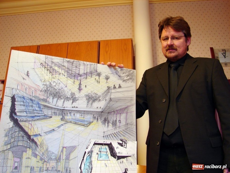 Zdjęcie w galerii na portalu naszraciborz.pl: Fontanna przy kościele farnym będzie przebudowana wiadomości z regionu