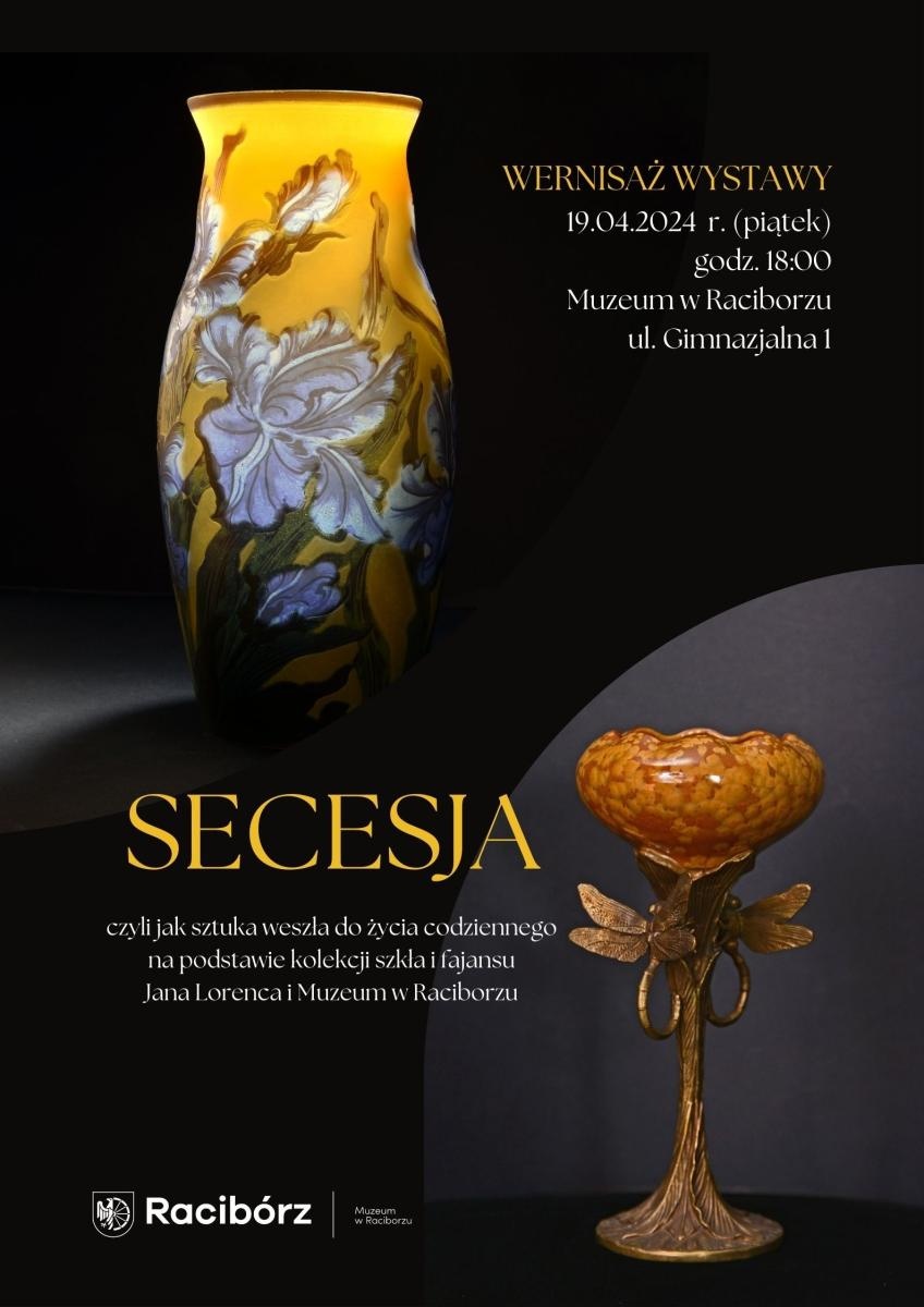 Zdjęcie w galerii na portalu naszraciborz.pl: Secesja, czyli jak sztuka weszła do życia codziennego. Nowa wystawa w Muzeum wiadomości z regionu