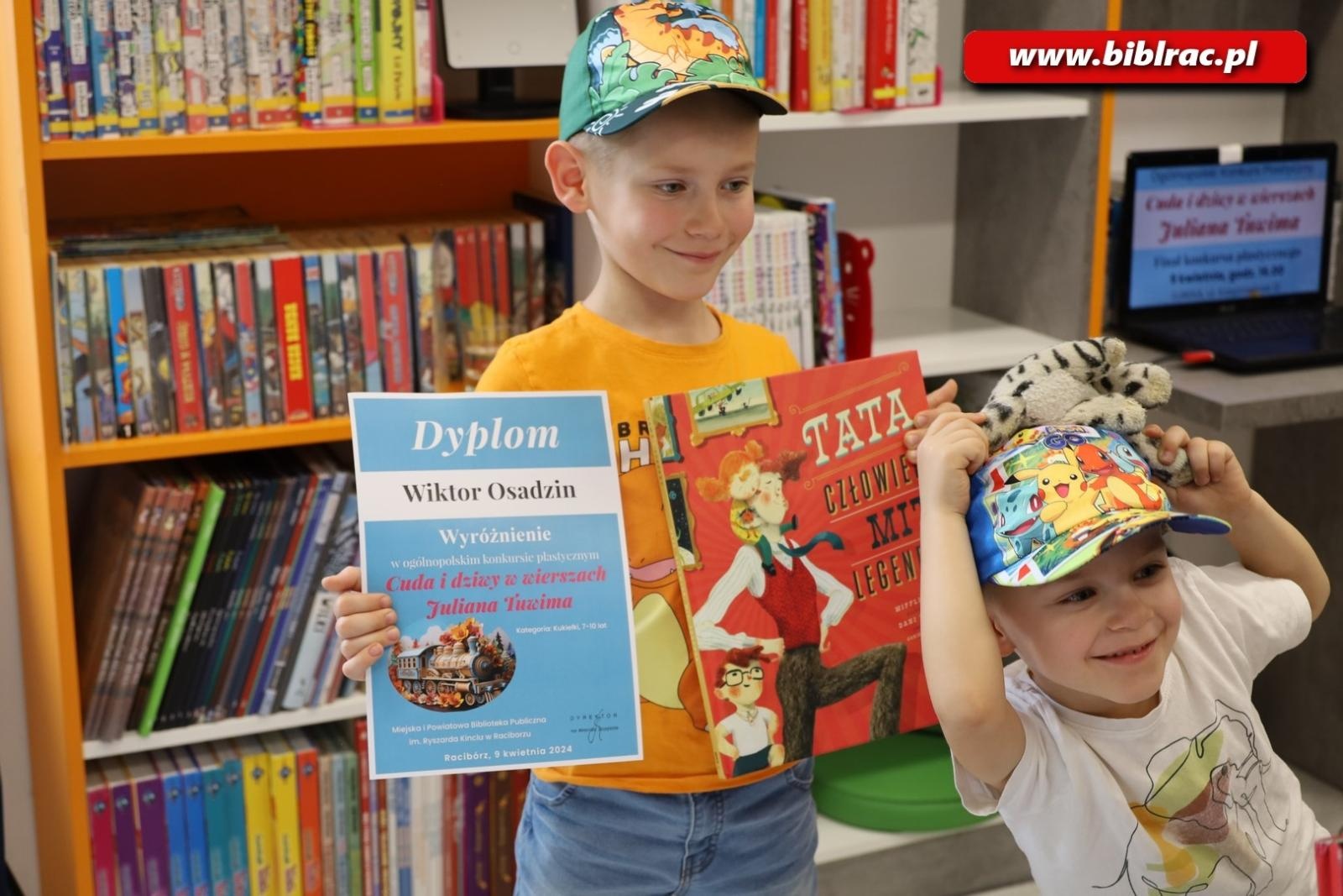 Zdjęcie w galerii na portalu naszraciborz.pl: Cuda i dziwy w wierszach Juliana Tuwima – rozstrzygnięto konkurs w bibliotece wiadomości z regionu