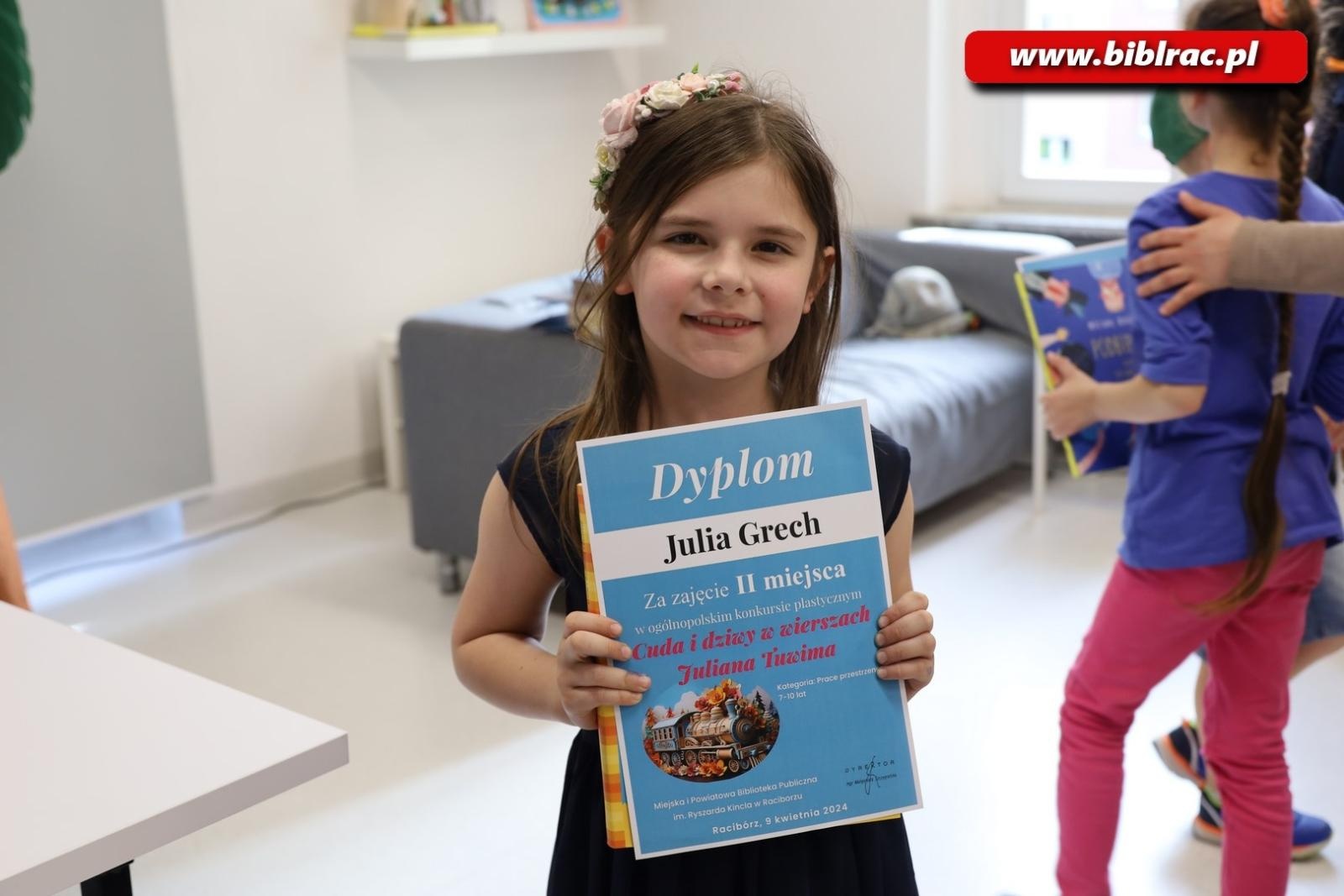 Zdjęcie w galerii na portalu naszraciborz.pl: Cuda i dziwy w wierszach Juliana Tuwima – rozstrzygnięto konkurs w bibliotece wiadomości z regionu