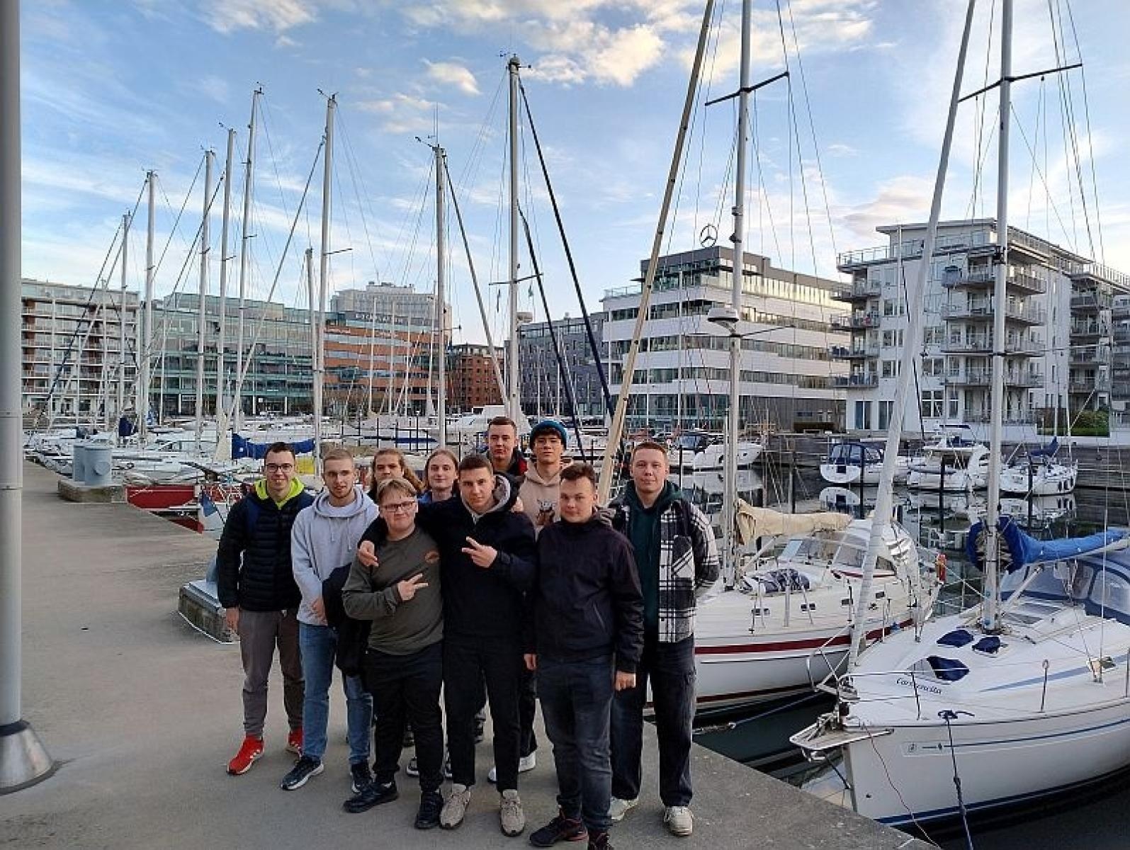 Zdjęcie w galerii na portalu naszraciborz.pl: Uczniowie z Mechanika na praktyce w Malmö w Szwecji wiadomości z regionu